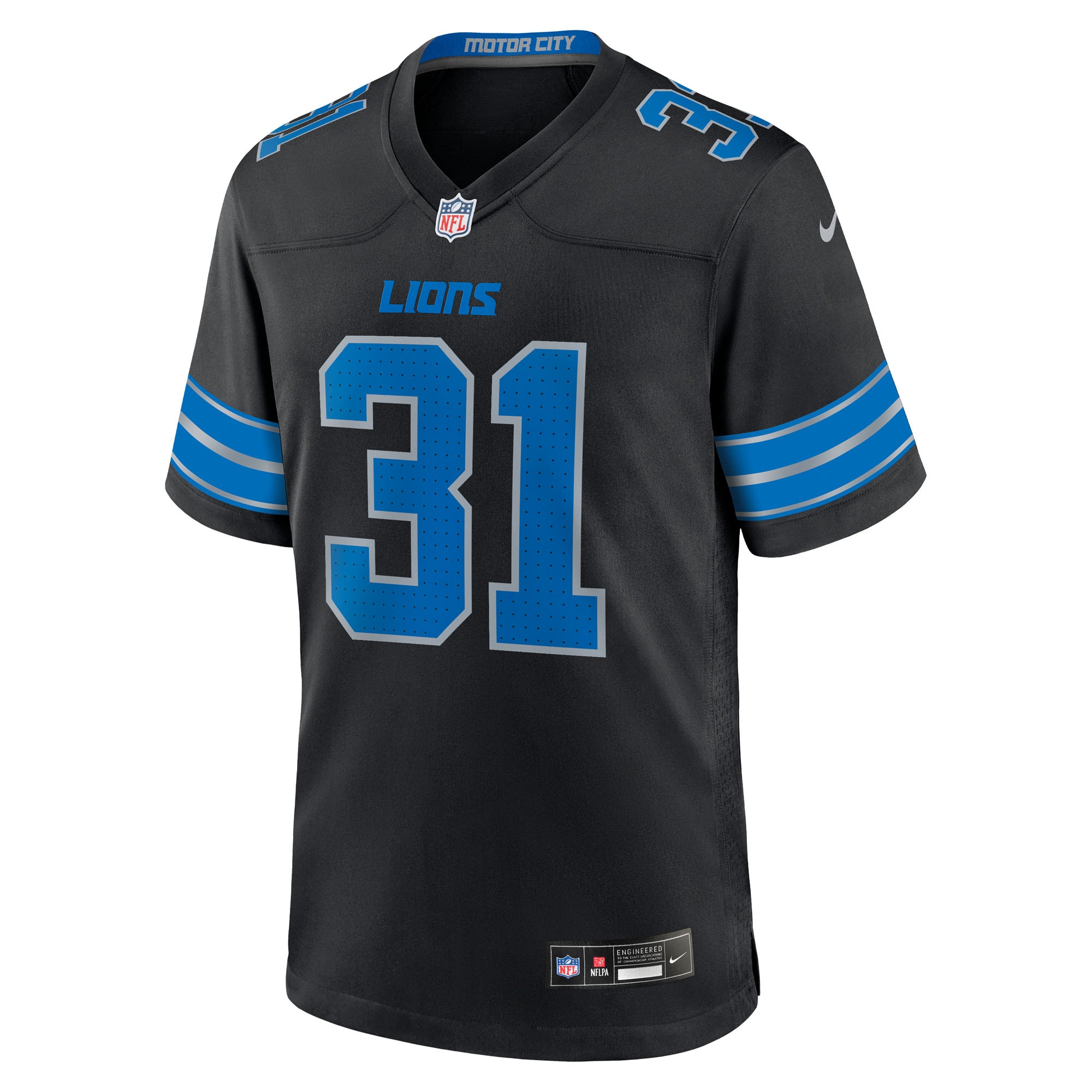 Detroit Lions Kerby Joseph Black Alternate 2 Game NFL Jersey Men's