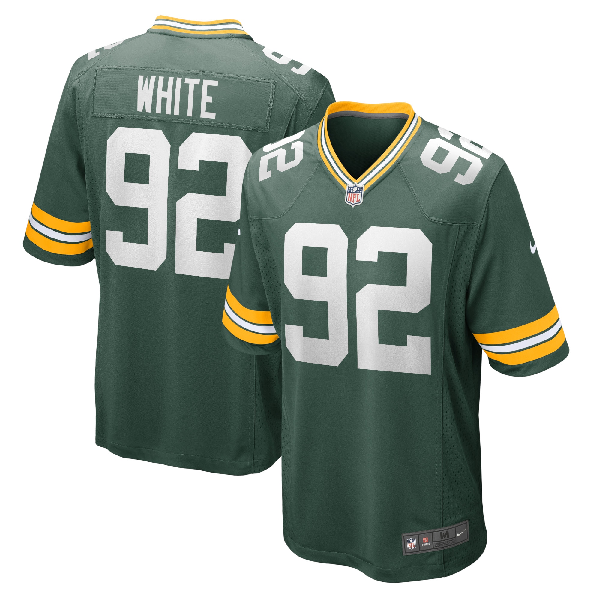 Green Bay Packers Reggie White Green Retired Player Game NFL Jersey Men's
