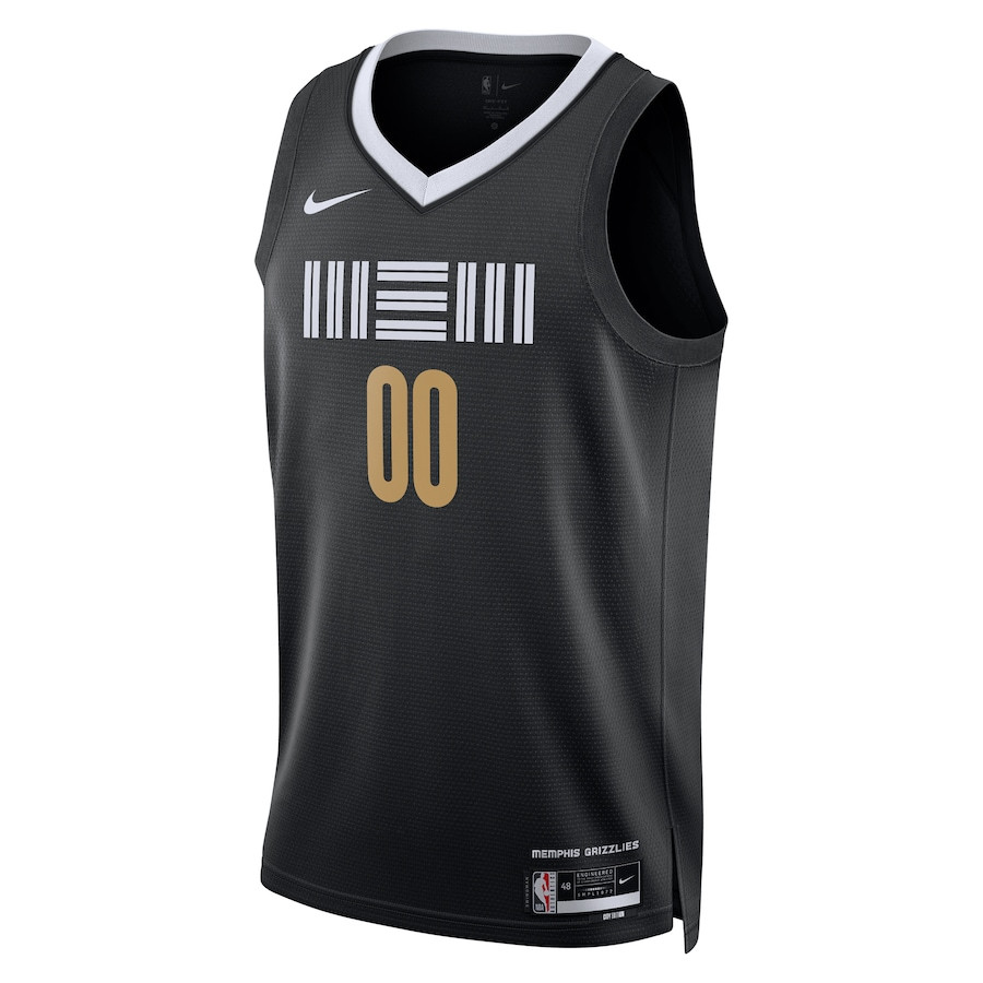 Memphis Grizzlies 2023/24 City Edition Swingman Custom Black NBA Jersey Men's