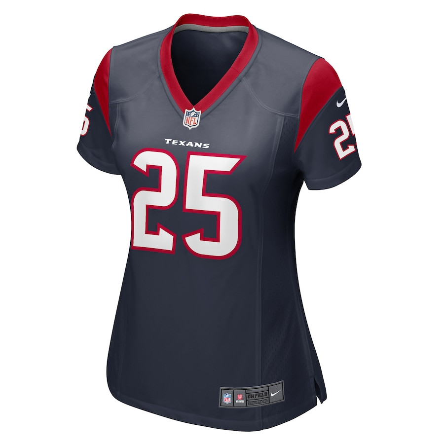 Desmond King 25 Houston Texans Game Navy NFL Jersey Women's
