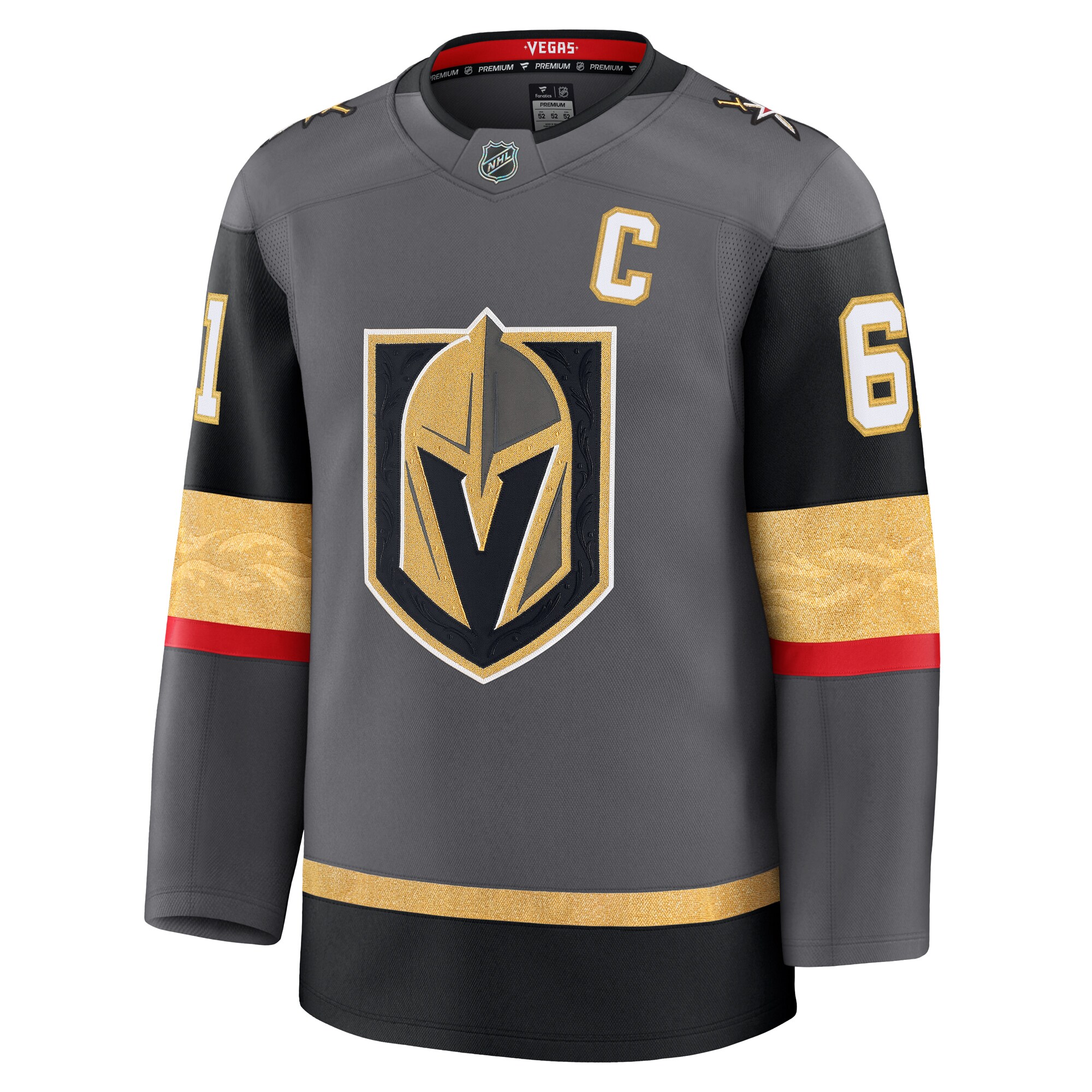 Vegas Golden Knights Mark Stone Gray Alternate Premium NHL Jersey Men's