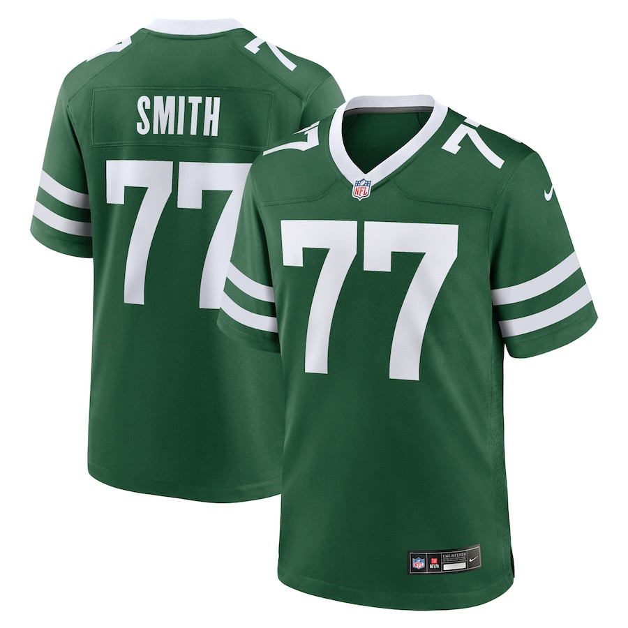 Tyron Smith 77 New York Jets Team Game Legacy Green NFL Jersey Men's