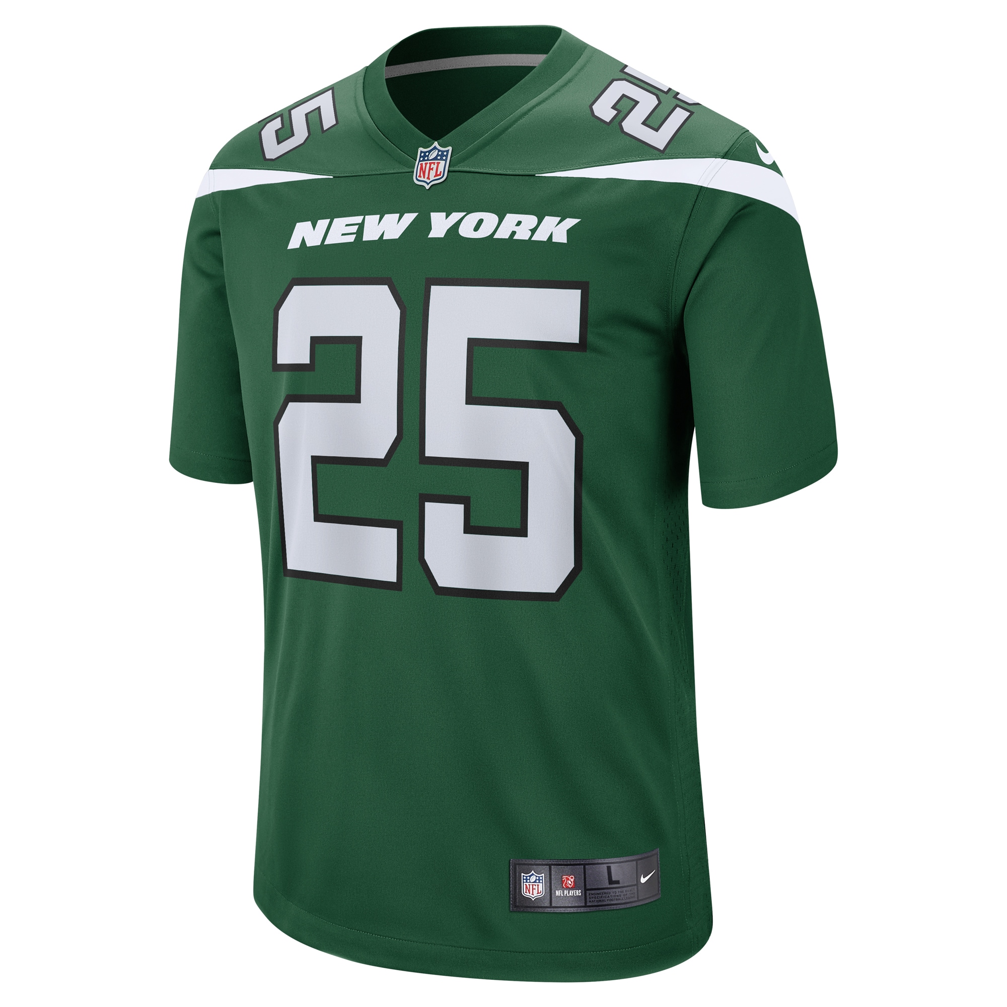 New York Jets Israel Abanikanda Gotham Green Game NFL Jersey Men's