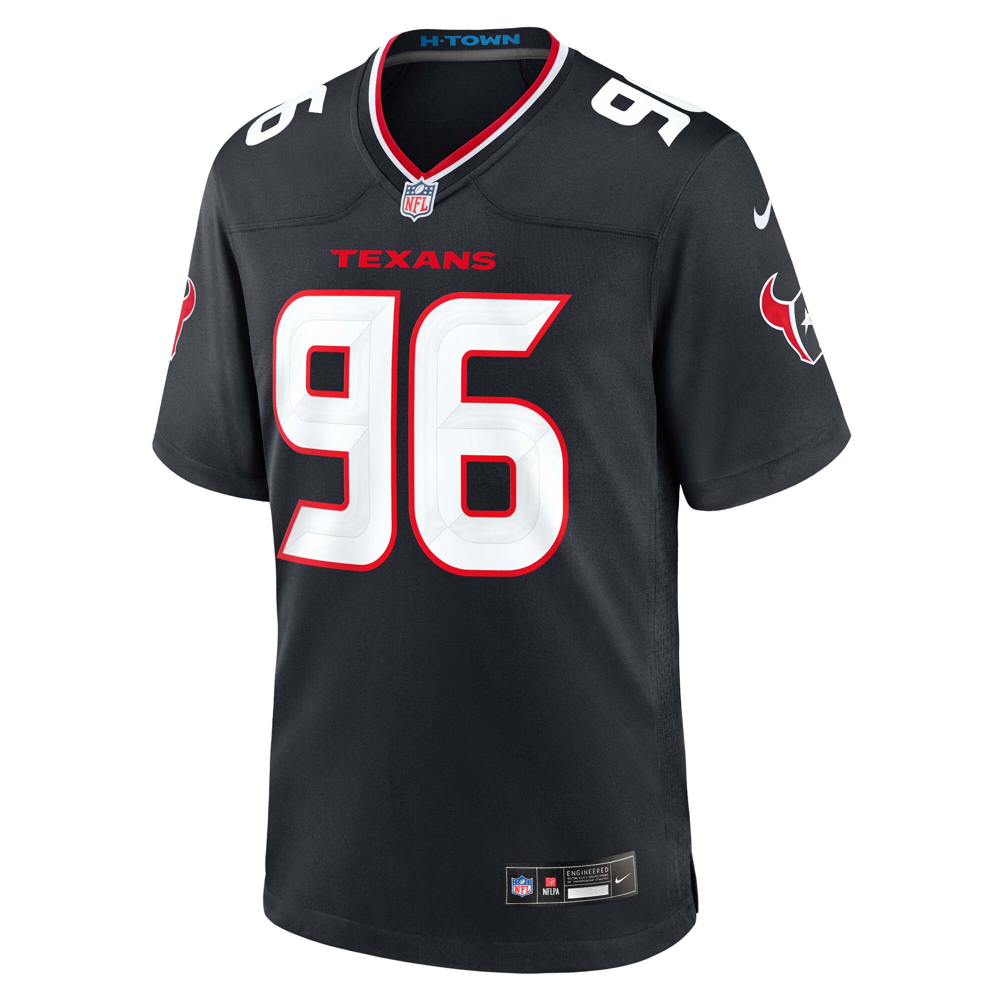 Houston Texans Denico Autry Navy Team Game NFL Jersey Men's
