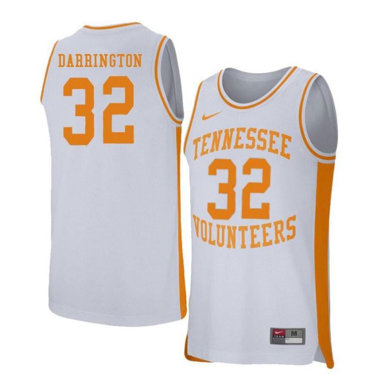 32 Chris Darringto White Retro Elite Tennessee Volunteers NCAA Jersey Men's