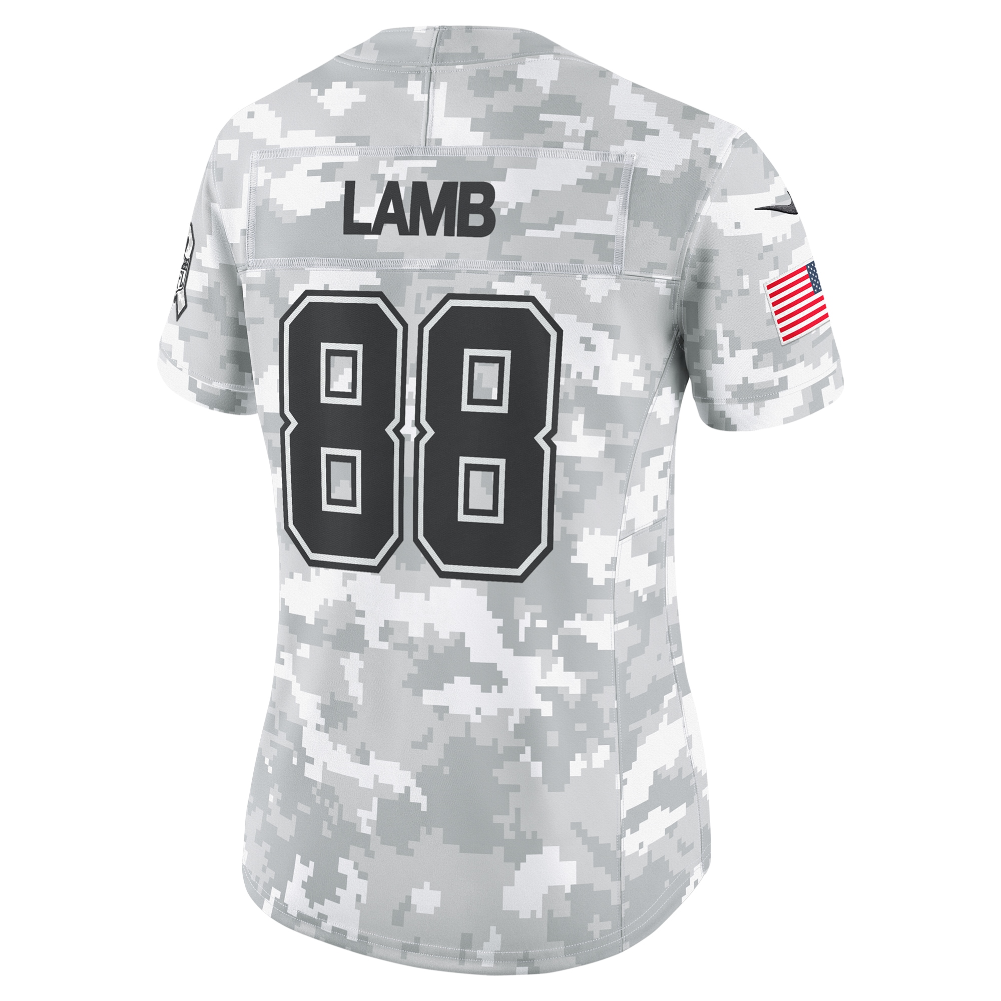 Dallas Cowboys CeeDee Lamb Arctic Camo 2024 Salute to Service Limited NFL Jersey Women's