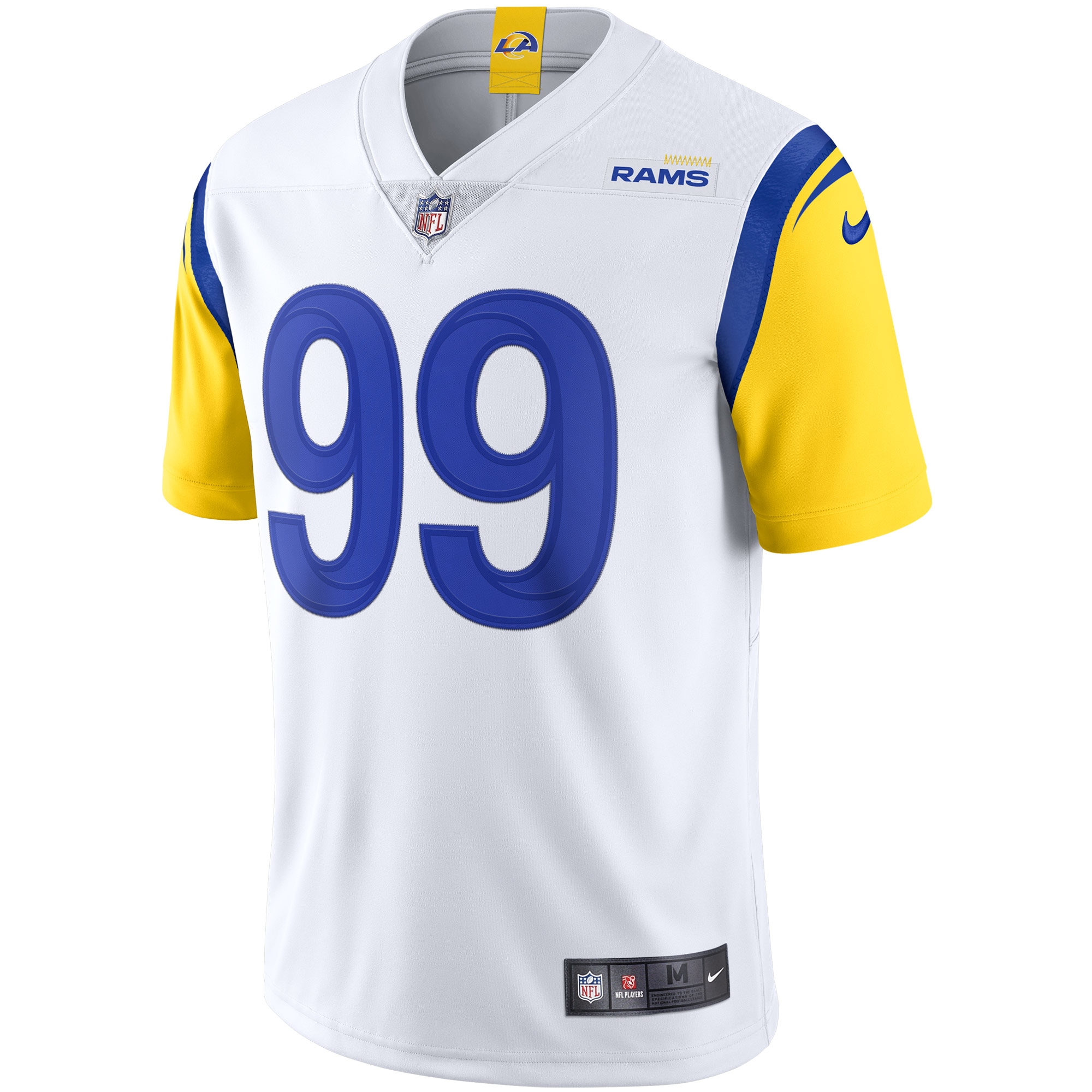 Los Angeles Rams Aaron Donald White Alternate Vapor Limited NFL Jersey Men's