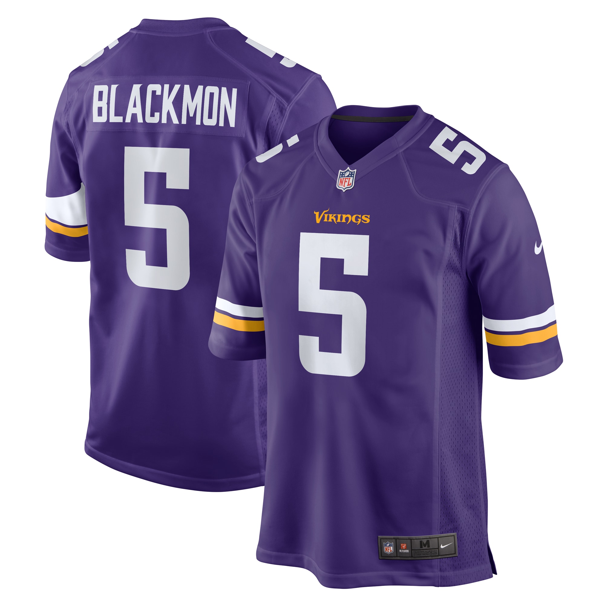 Minnesota Vikings Mekhi Blackmon Purple Game NFL Jersey Men's