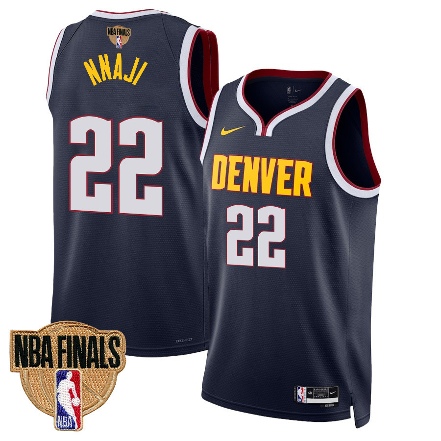 Zeke Nnaji 22 Denver Nuggets Final Champions 2023 Swingman Black NBA Jersey Men's