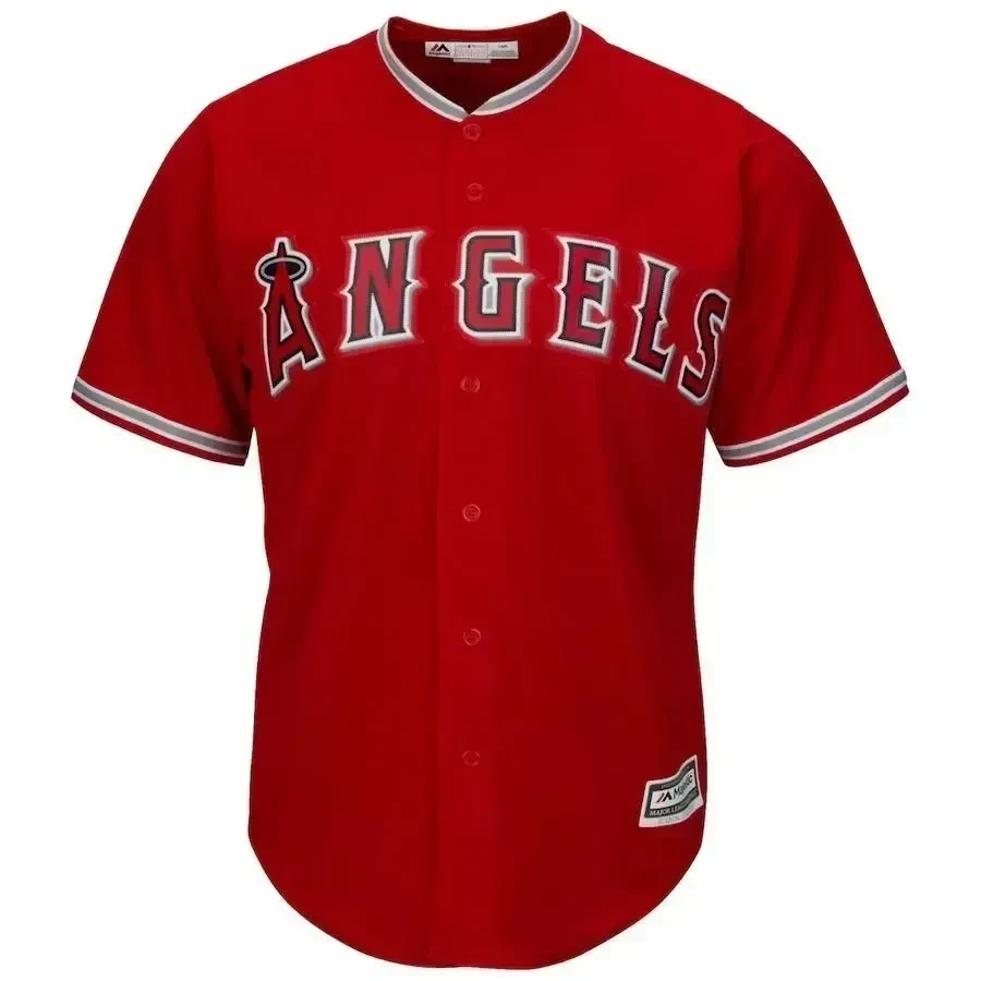 Shohei Ohtani Los Angeles Angels Big And Tall Alternate Player Red MLB Jersey Men's