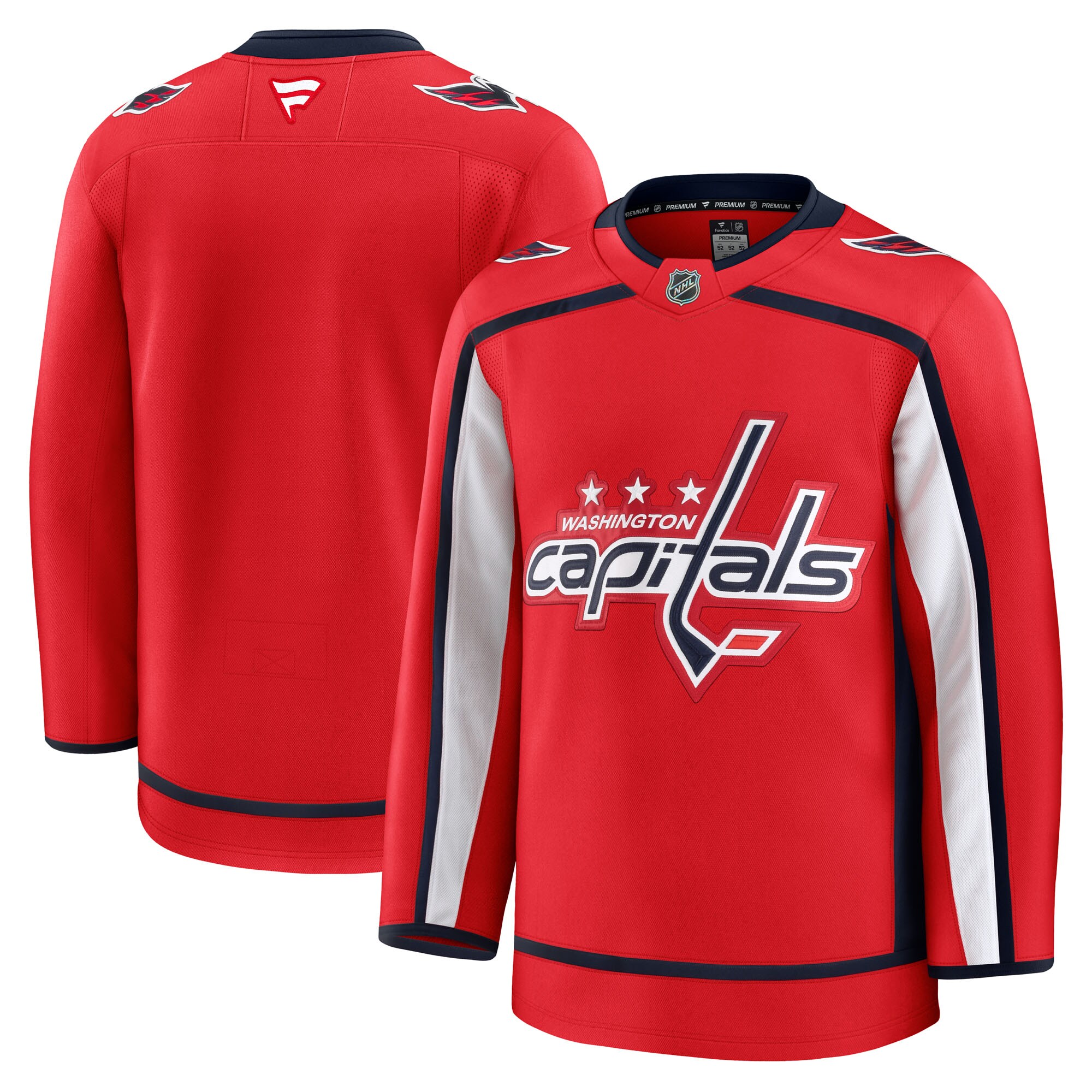 Washington Capitals Red Home Premium NHL Jersey Men's
