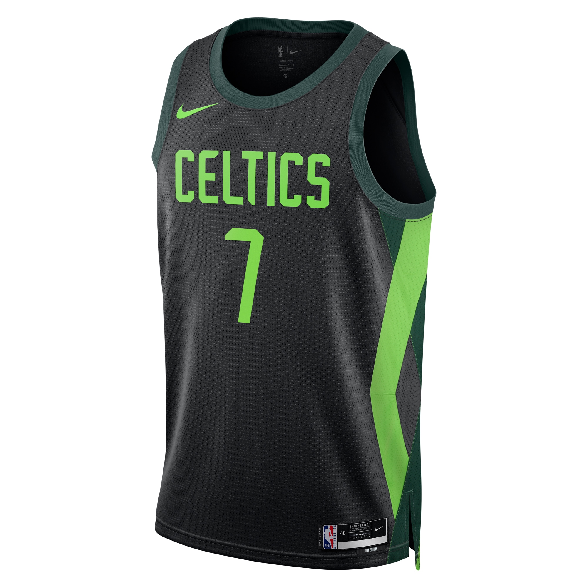Boston Celtics City Edition Swingman 2024 Black Jaylen Brow Unisex NBA Jersey Unisex