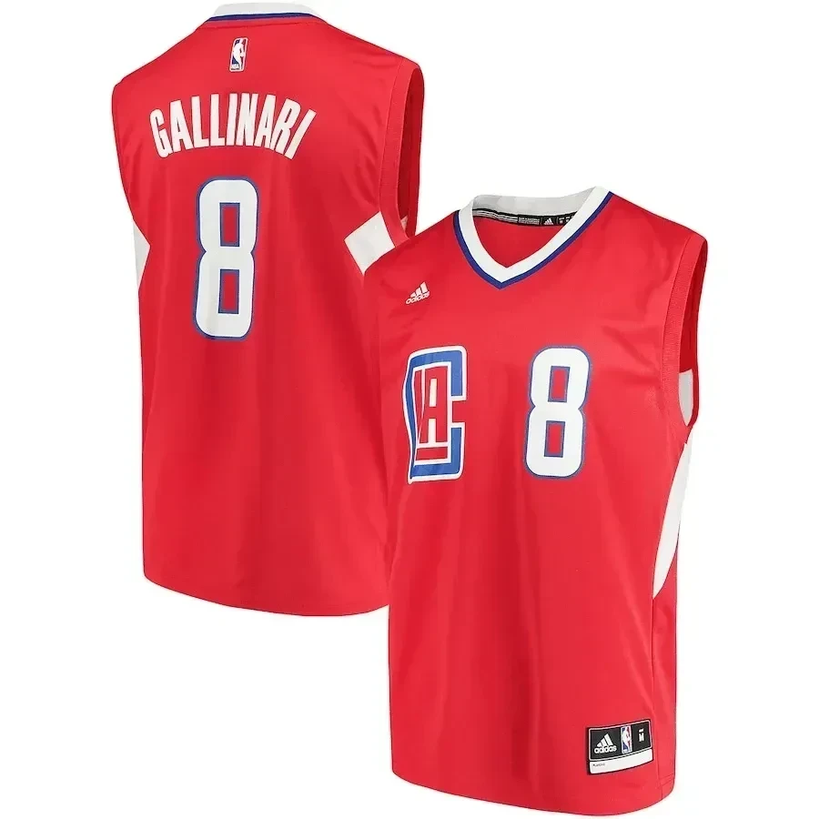 Danilo Gallinari Los Angeles Clippers Road Red NBA Jersey Men's