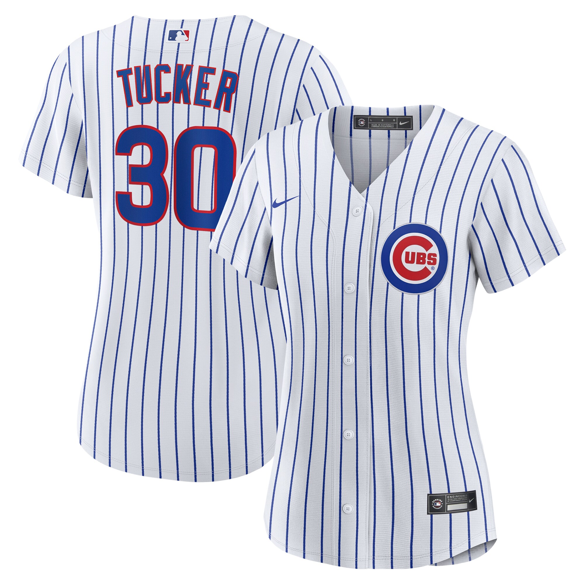 Chicago Cubs Kyle Tucker White Home Player MLB Jersey Women's