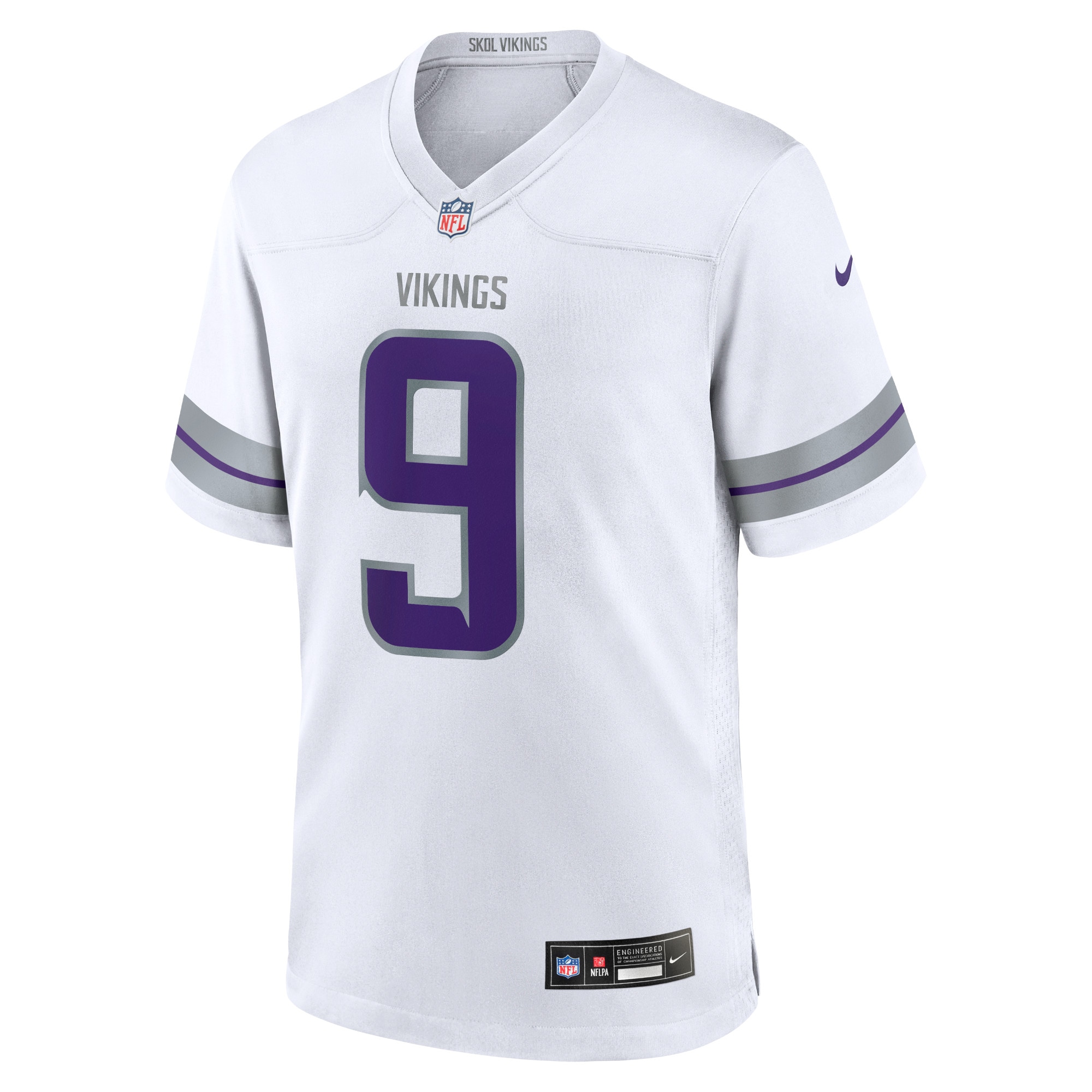 Minnesota Vikings J.J. McCarthy White Alternate Game Player NFL Jersey Youth