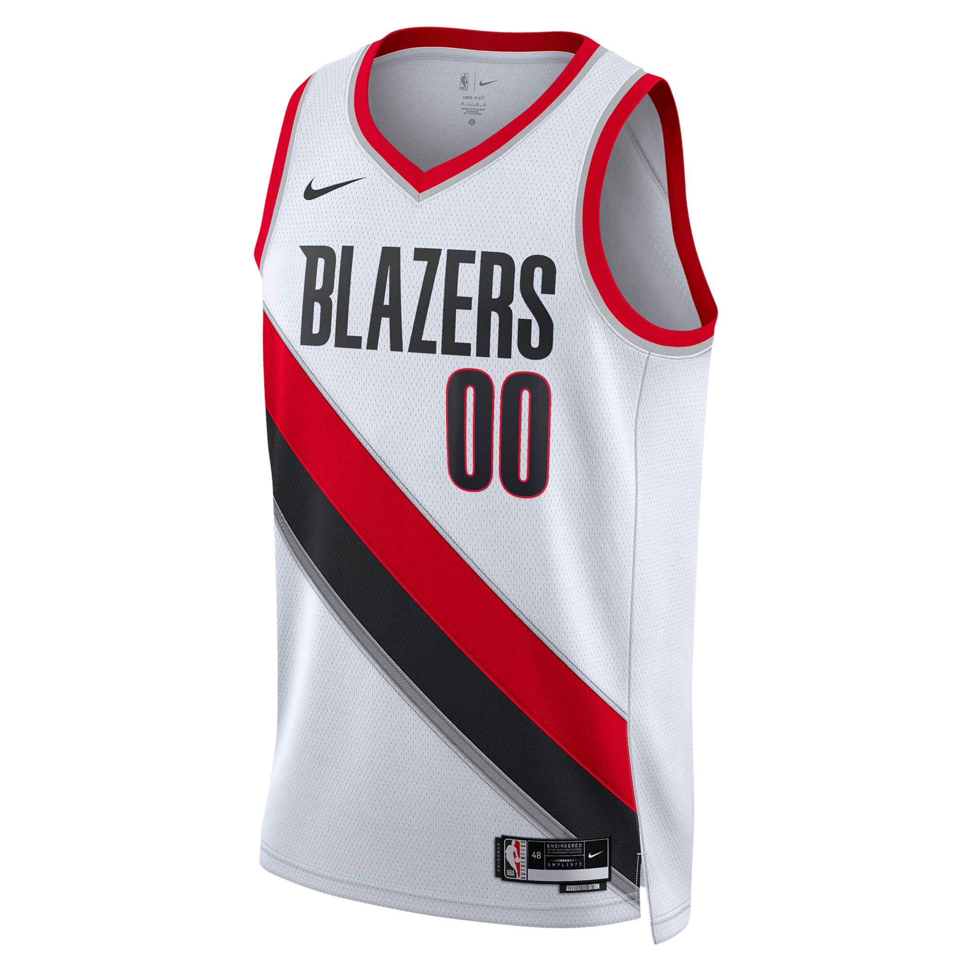 Portland Trail Blazers Association Swingman Custom Unisex NBA Jersey Unisex