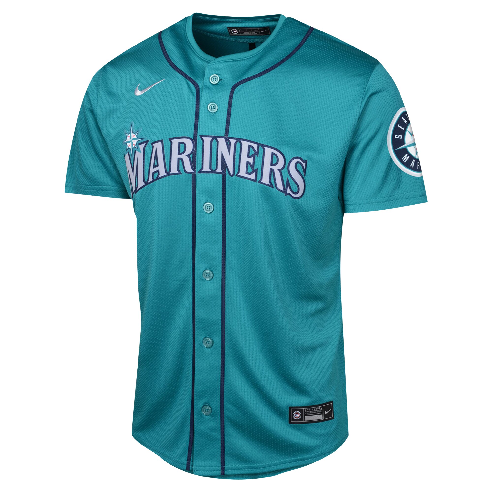 Seattle Mariners Julio Rodr?guez Aqua Alternate Limited Player MLB Jersey Youth
