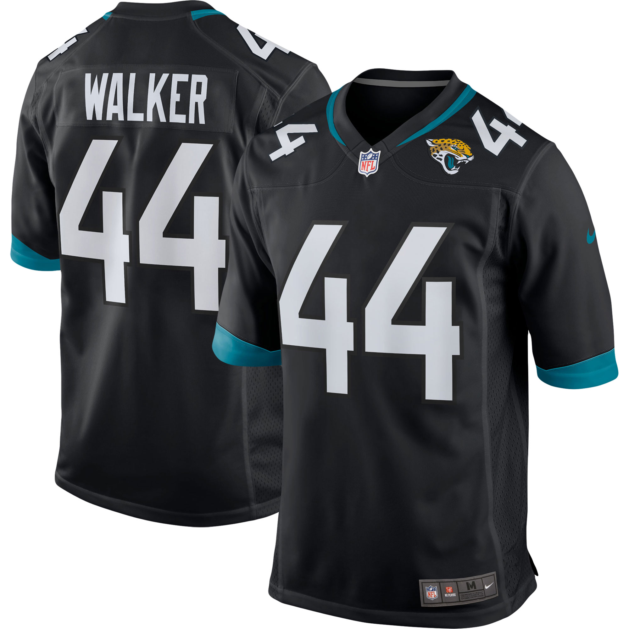 Jacksonville Jaguars Travon Walker Black Player Game NFL Jersey Men's