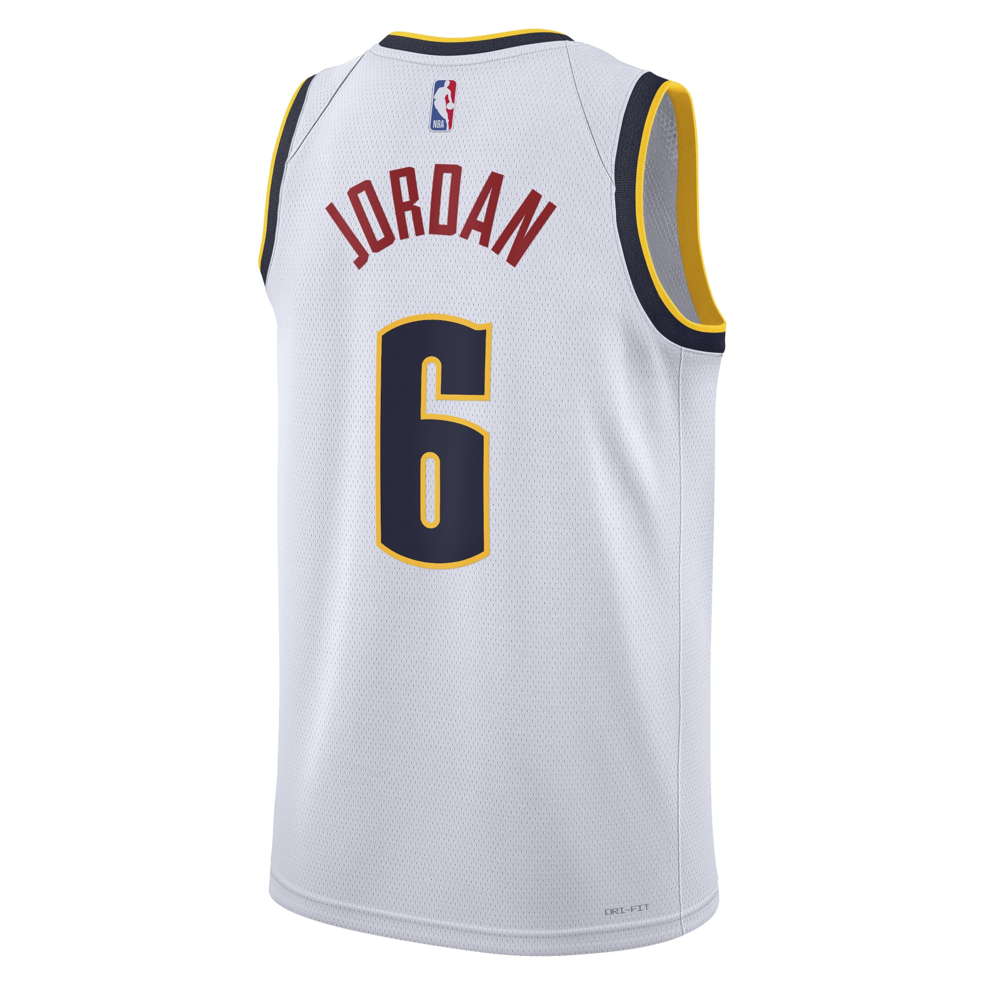 Denver Nuggets Association Edition Swingman White DeAndre Jorda Unisex NBA Jersey Unisex