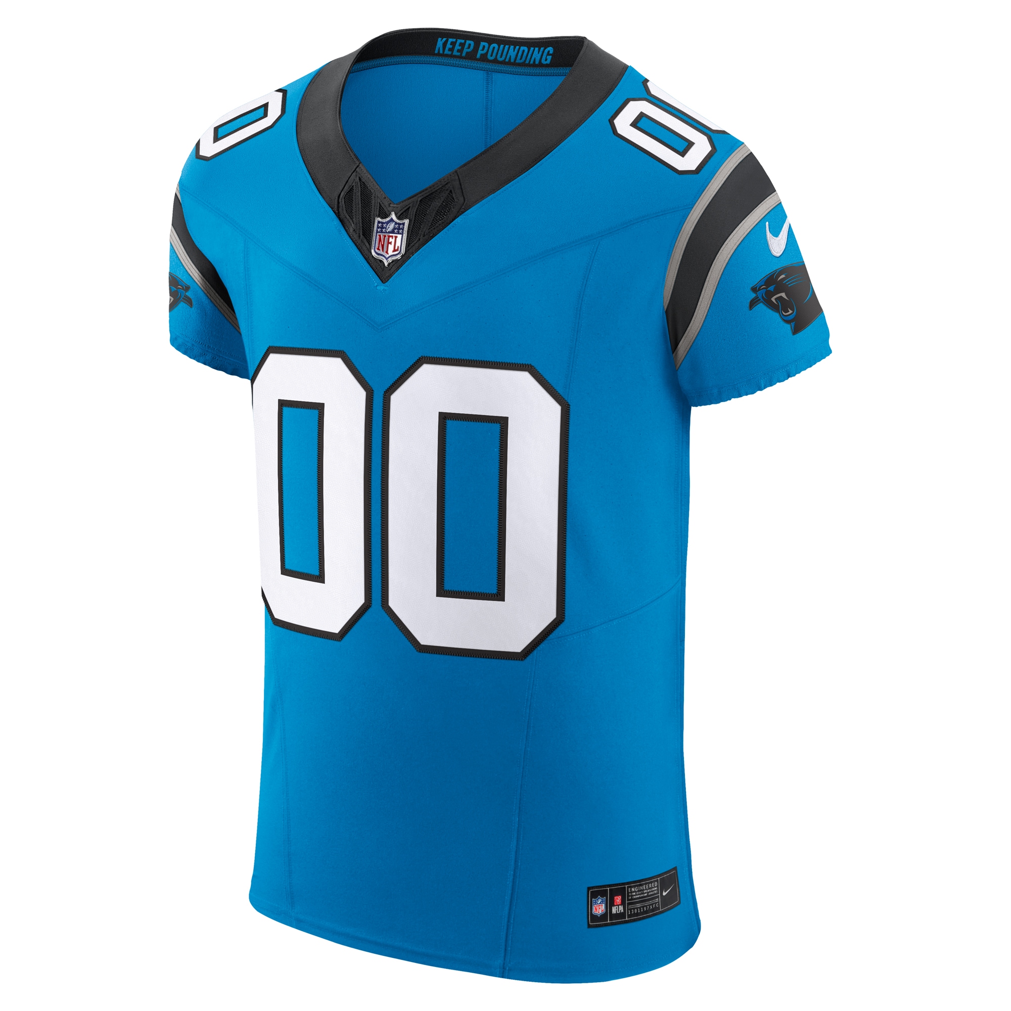 Carolina Panthers Blue Vapor F.U.S.E. Elite Custom NFL Jersey Men's