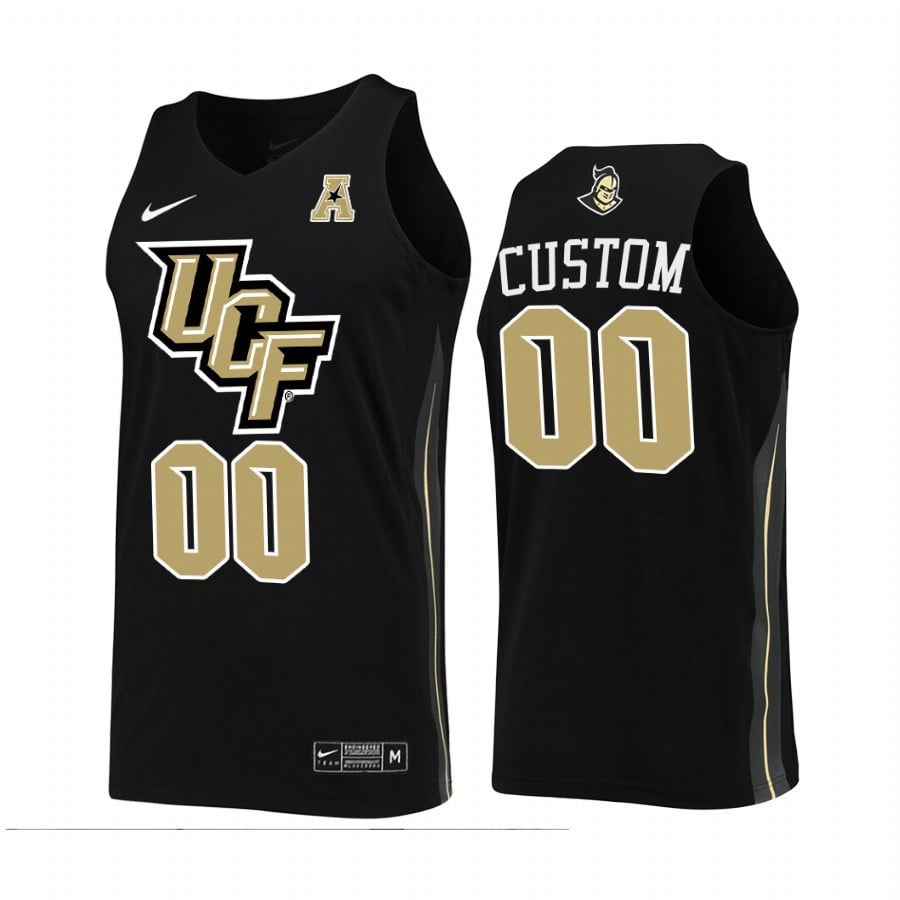 UCF Knights Custom 00 College Black Uniform NCAA Jersey Men's