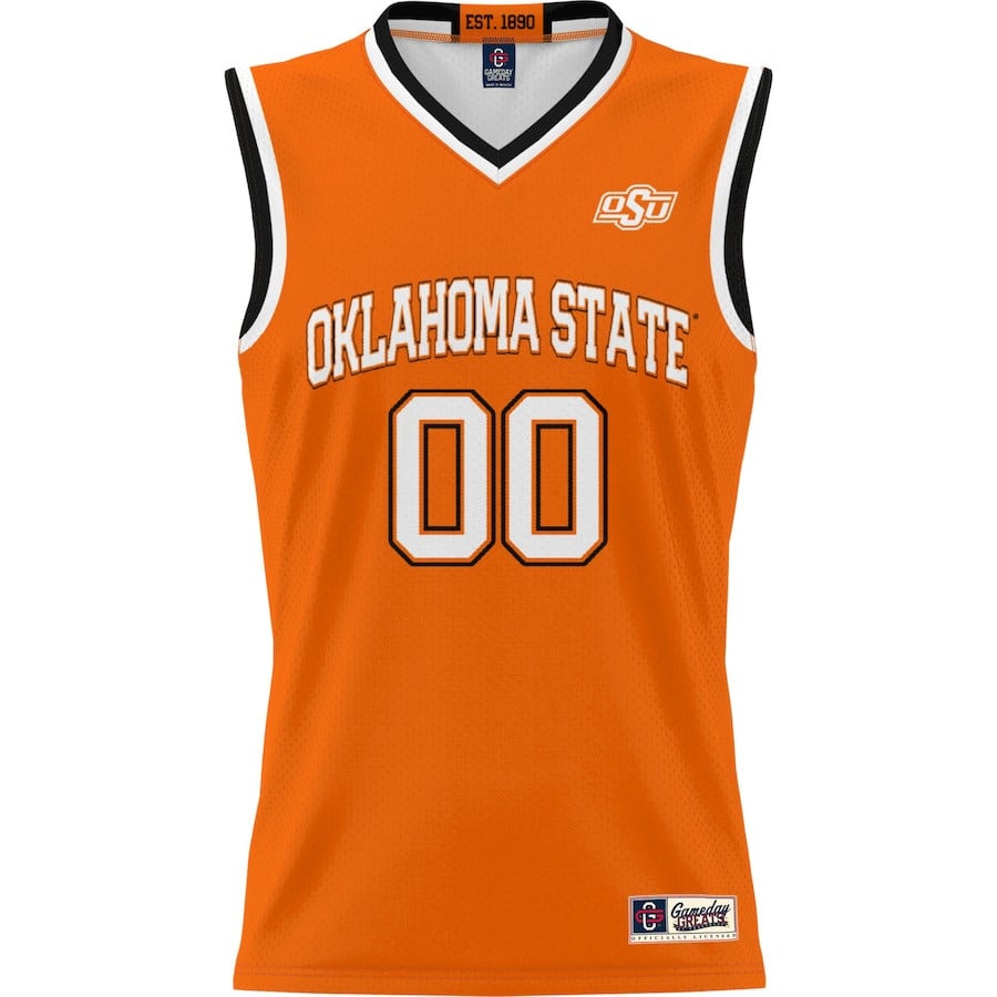 Oklahoma State Cowboys NIL Custom Orange NCAA Jersey Men's