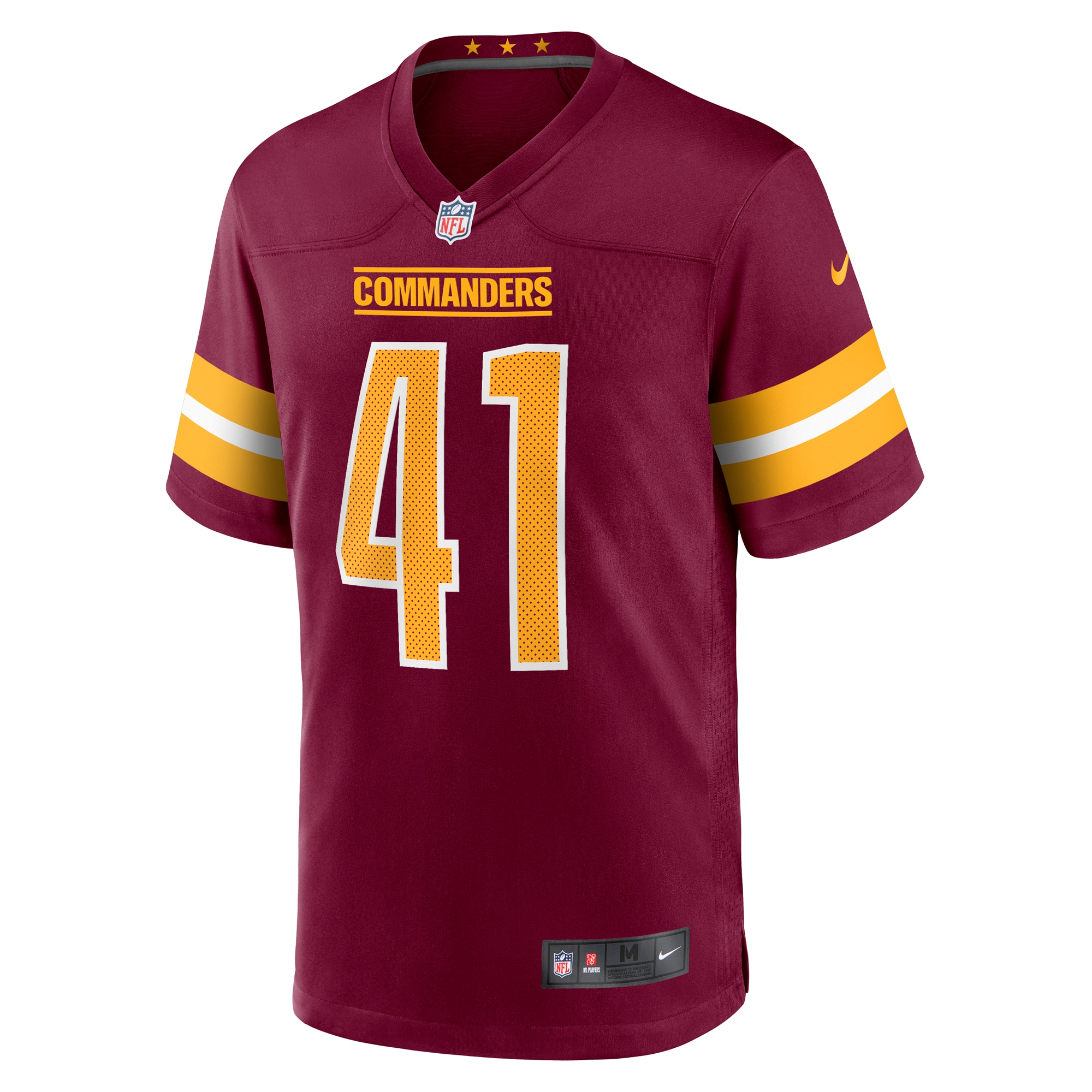 Washington Commanders Colson Yankoff Burgundy Game NFL Jersey Men's