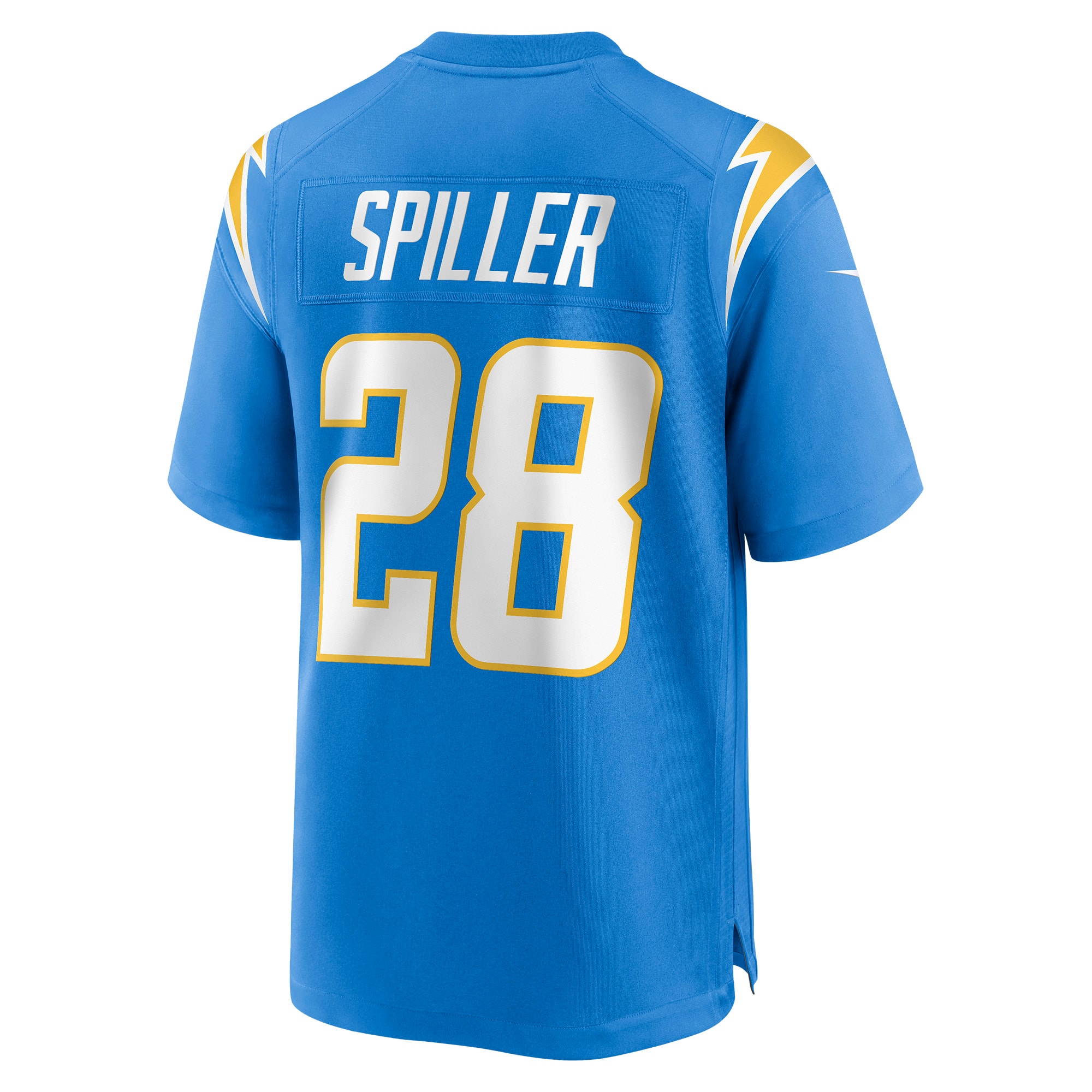 Los Angeles Chargers Isaiah Spiller Powder Blue Game NFL Jersey Men's