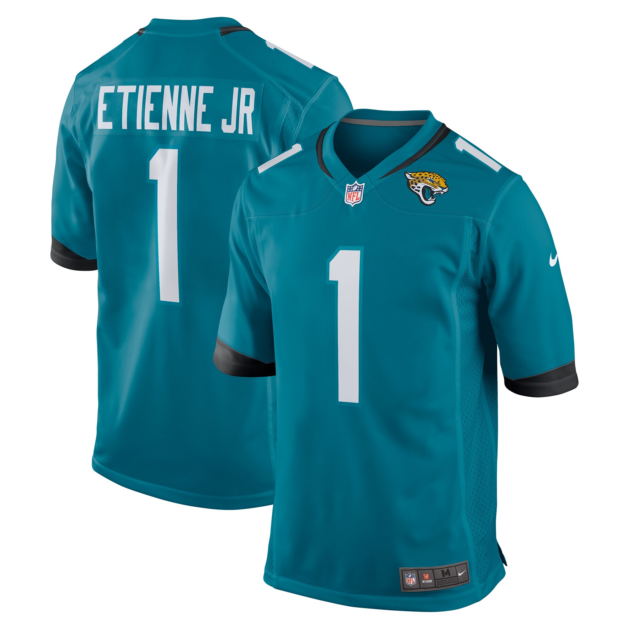Jacksonville Jaguars Travis Etienne Teal Game NFL Jersey Men's