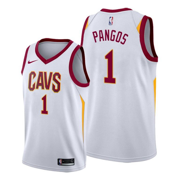 Kevin Pangos Cleveland Cavaliers White Association Edition 1 NBA Jersey Men's