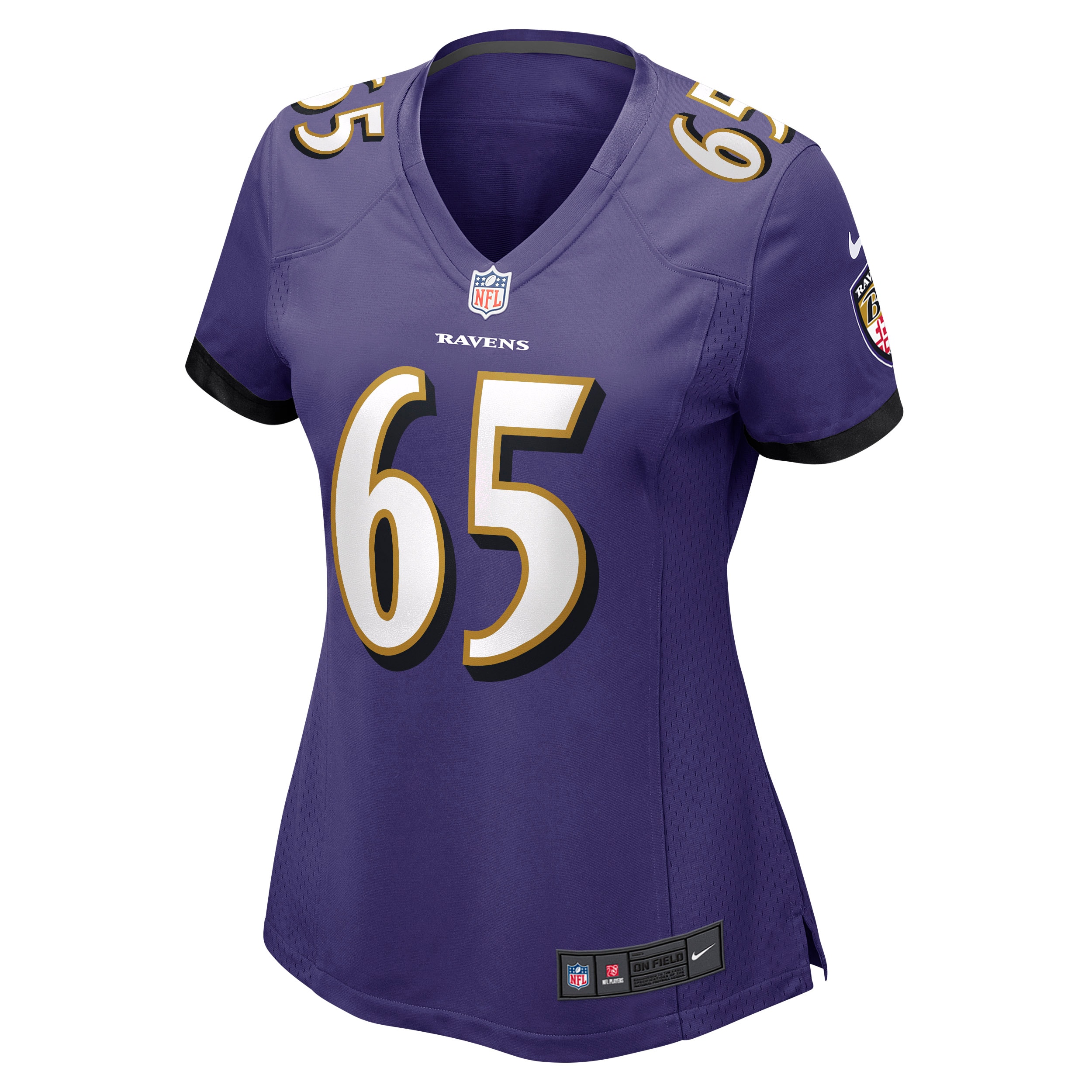 Baltimore Ravens Patrick Mekari Purple Game NFL Jersey Women's