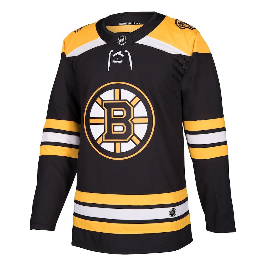 Boston Bruins Home Blank Black NHL Jersey Men's