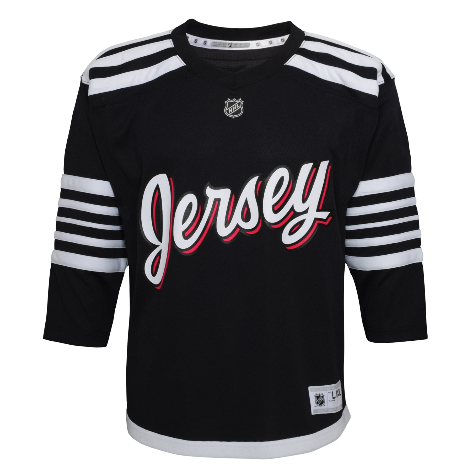 New Jersey Devils Black 2021/22 Alternate NHL Jersey Youth