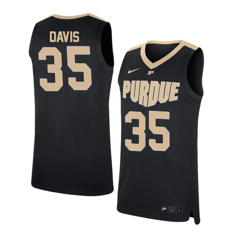 35 Rapheal Davis Black Elite Purdue Boilermakers (1) NCAA Jersey Men's