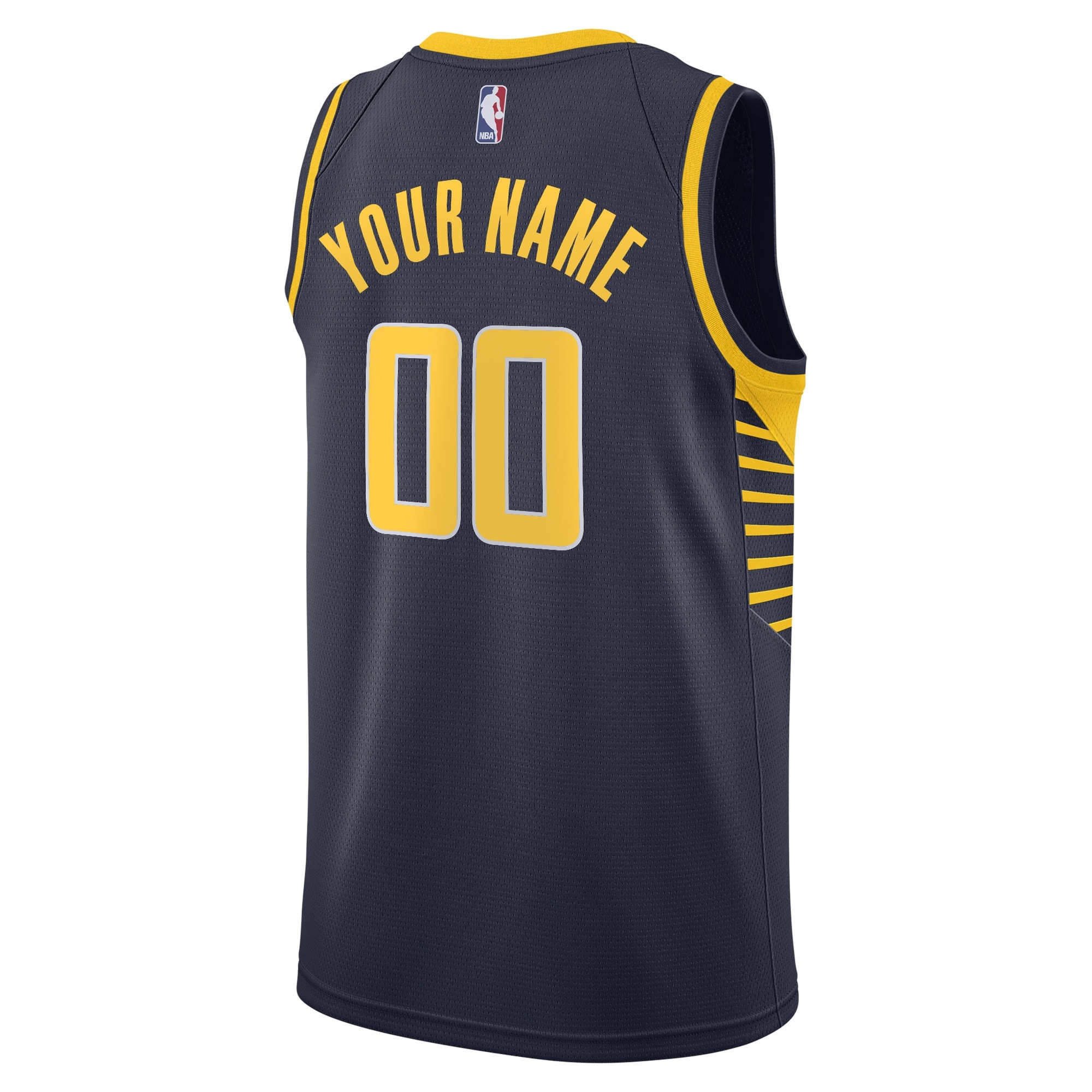 Indiana Pacers Icon Edition Swingman Navy Custom NBA Jersey Youth