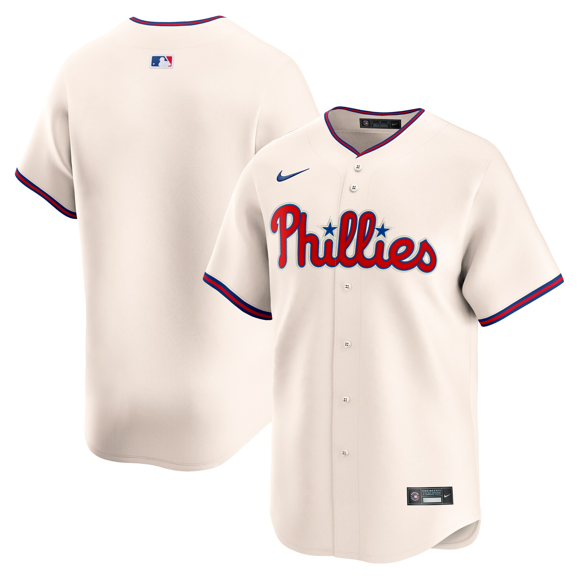 Philadelphia Phillies Cream Alternate Limited MLB Jersey Men's
