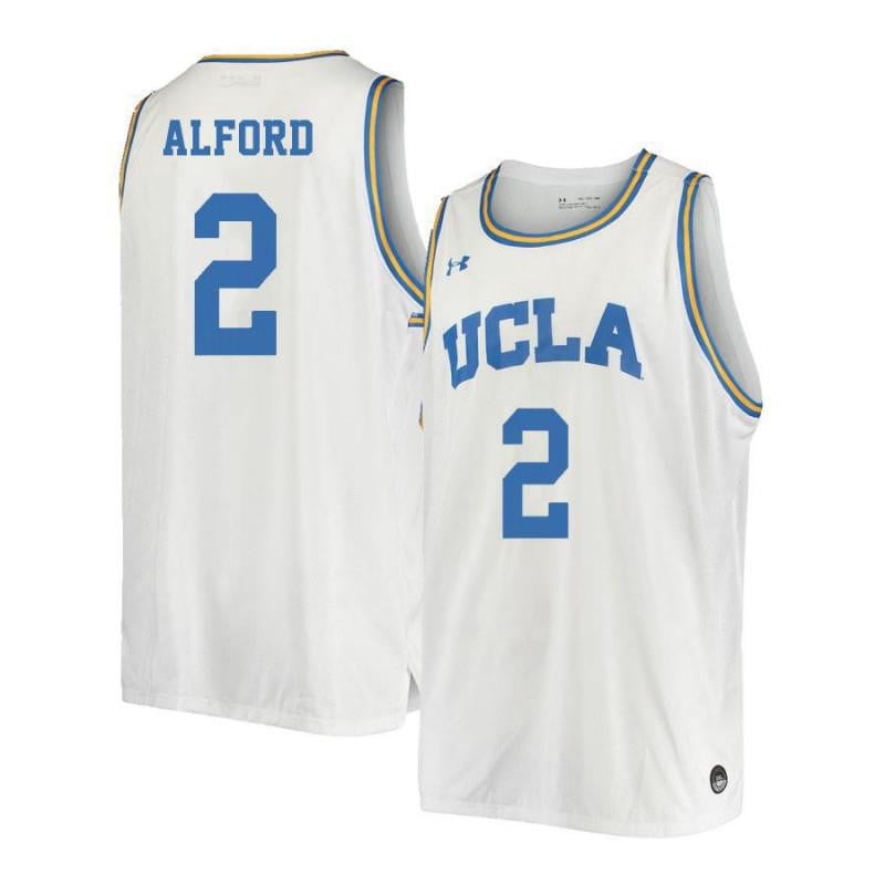 2 Kory Alfor White Retro Elite UCLA Bruins NCAA Jersey Men's