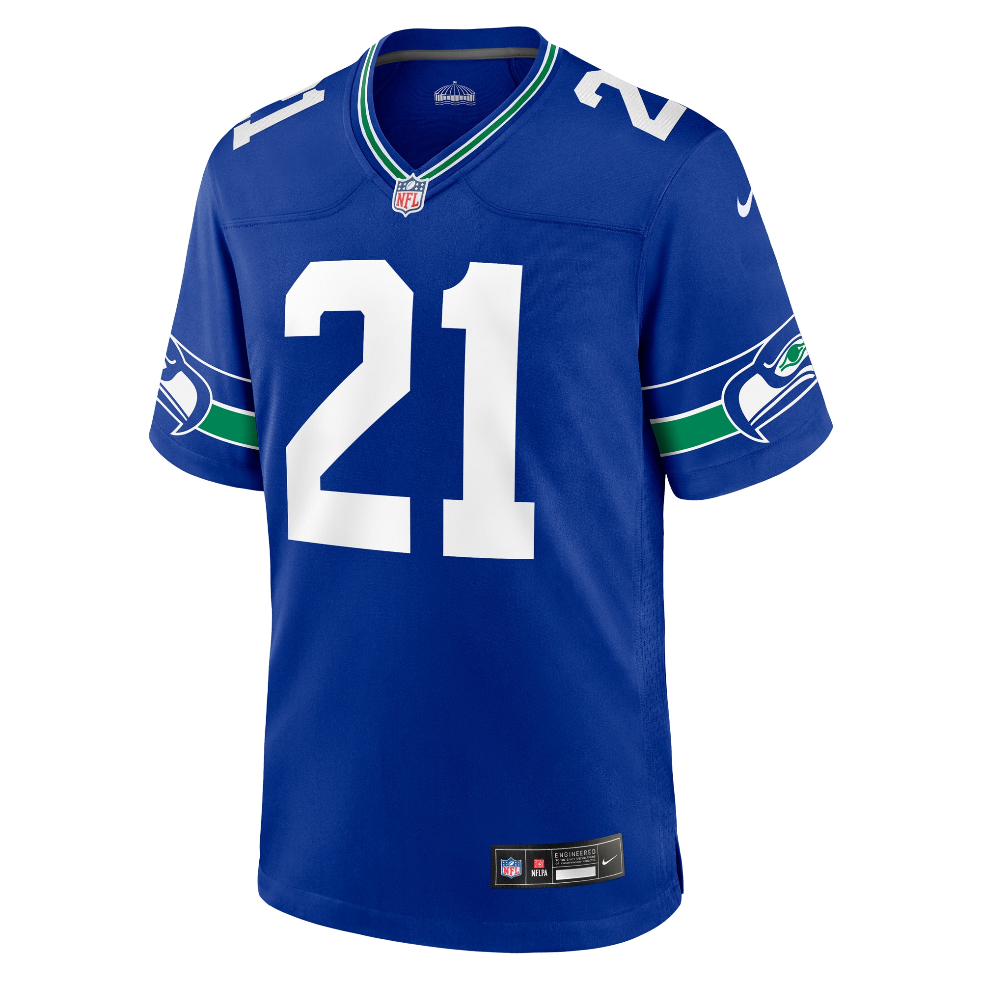 Seattle Seahawks Devon Witherspoon Royal Throwback Player Game NFL Jersey Men's