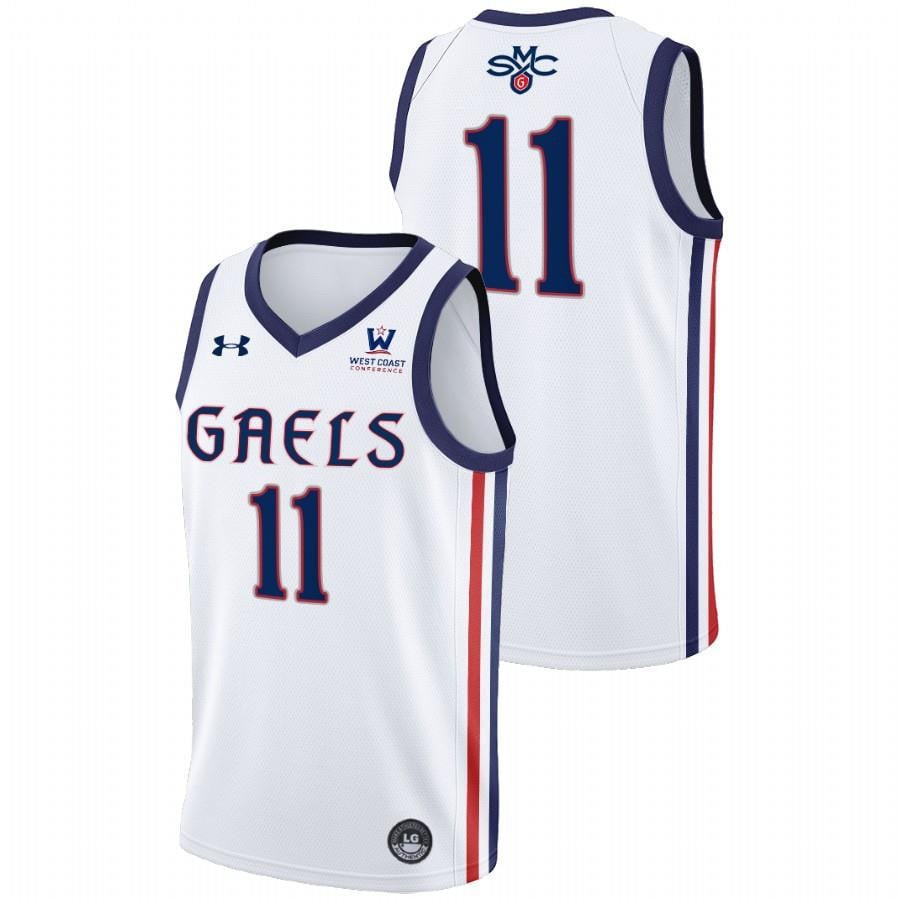 Matthias Tass 1 White Saint Mary's Gaels 2022 College NCAA Jersey Men's