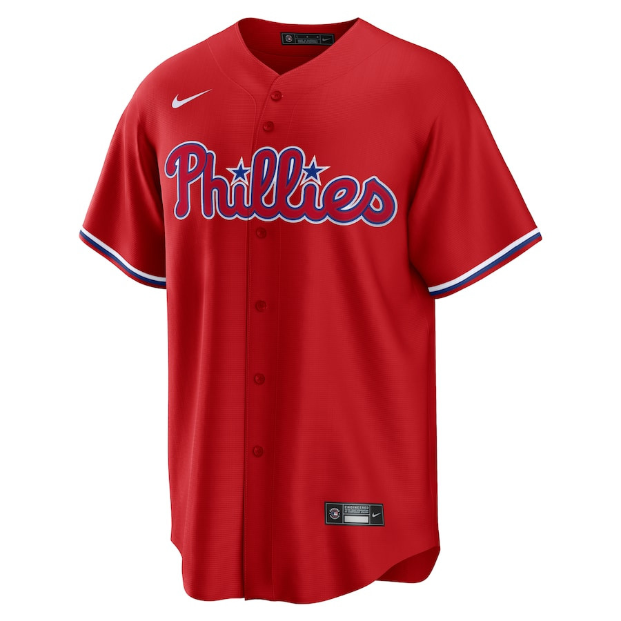 Bryce Harper 3 Philadelphia Phillies Alternate Red MLB Jersey Men's