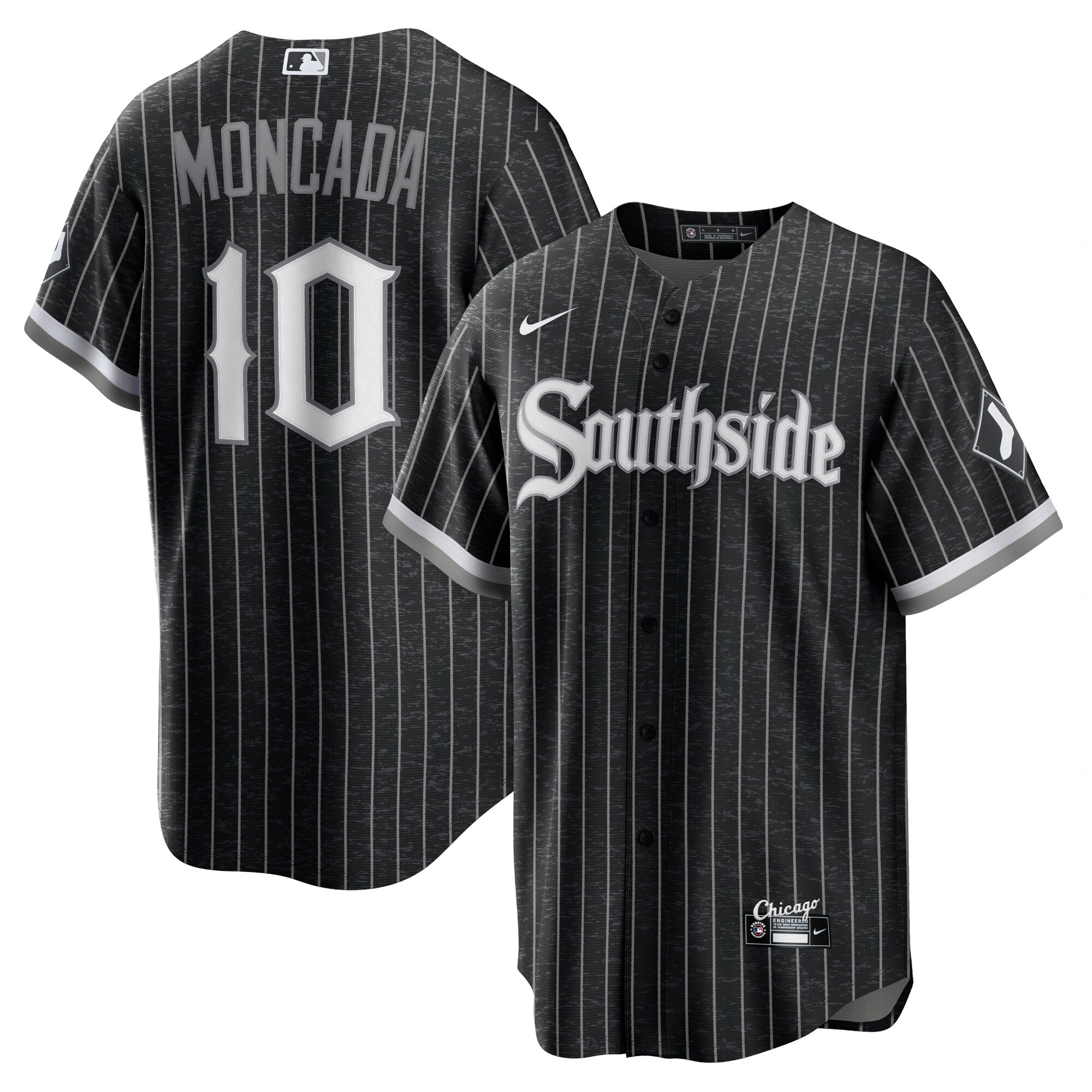 Chicago White Sox Yoan Moncada Black City Connect Player MLB Jersey Men's