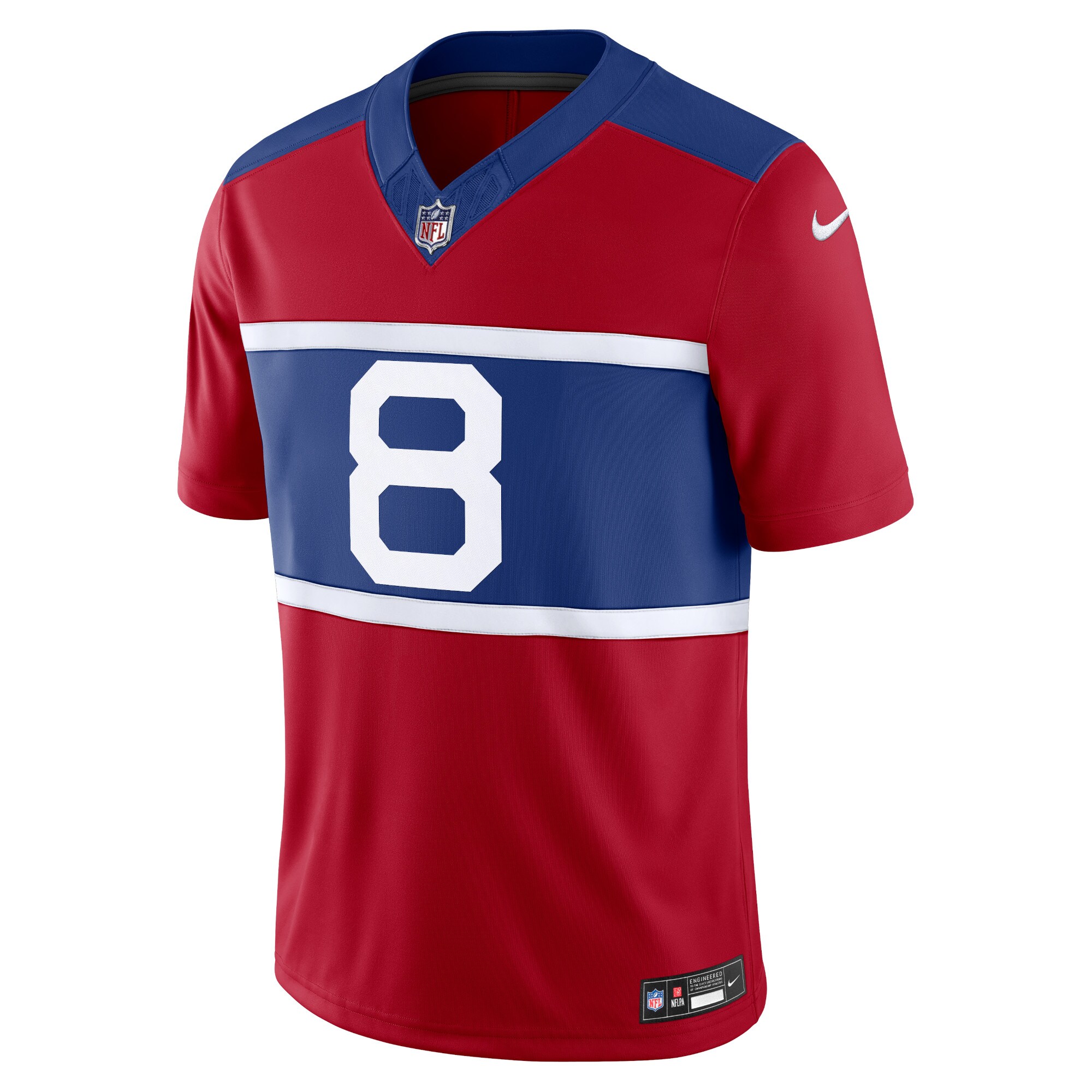 New York Giants Daniel Jones Century Red Alternate Vapor F.U.S.E. Limited NFL Jersey Men's