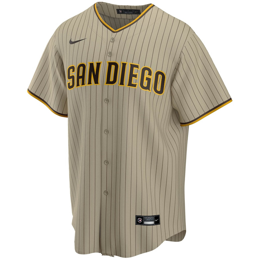 San Diego Padres Alternate Tan MLB Jersey Men's
