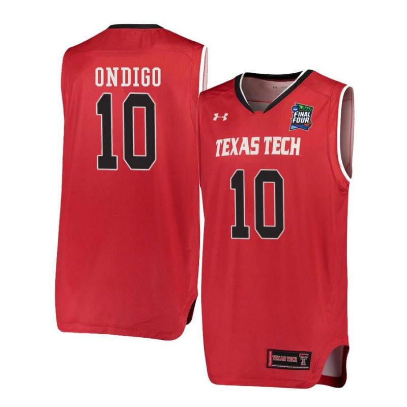 Under Armour 10 Malik Ondigo Red Texas Tech Red Raiders NCAA Jersey Men's