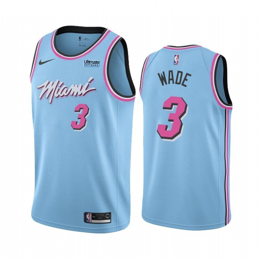 Miami Heat Dwyane Wade 3 City Vice Night NBA Jersey Men's
