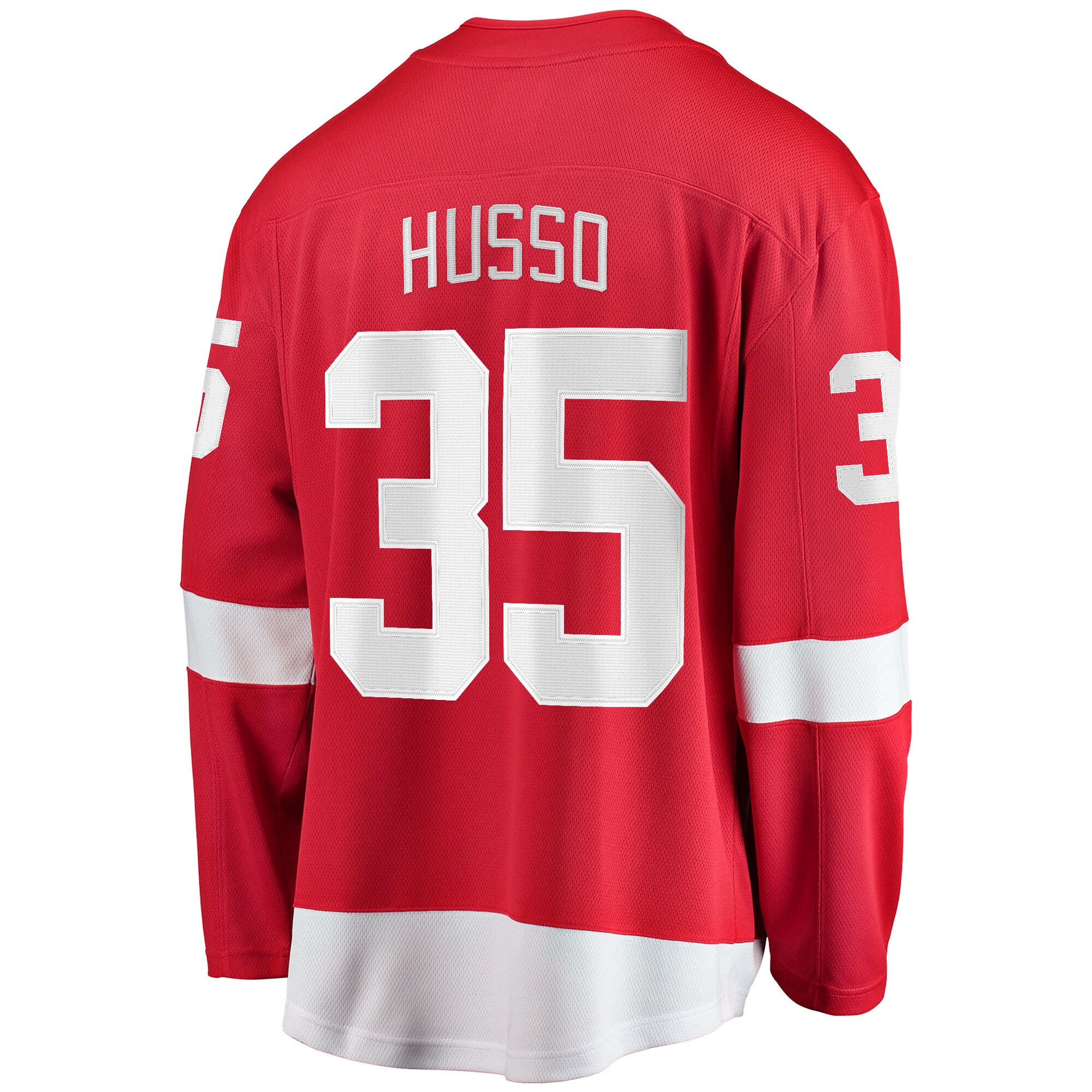 Detroit Red Wings Ville Husso Red Home Breakaway Player NHL Jersey Men's