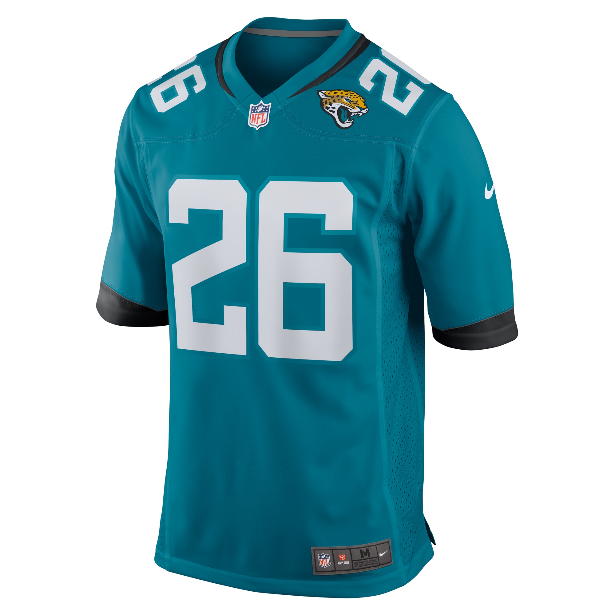 Jacksonville Jaguars D'Ernest Johnson Teal Game NFL Jersey Men's