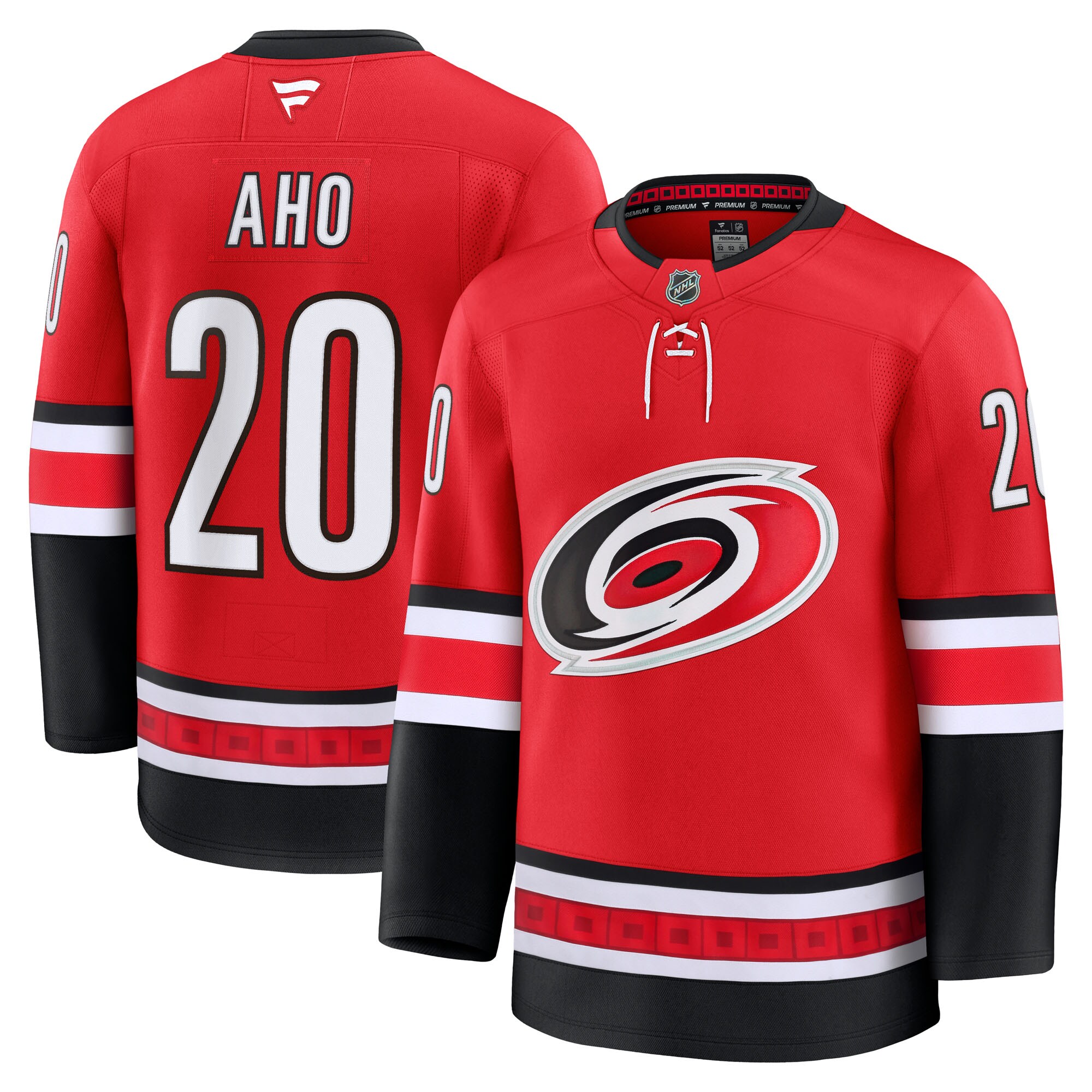 Carolina Hurricanes Sebastian Aho Red Alternate Premium NHL Jersey Men's
