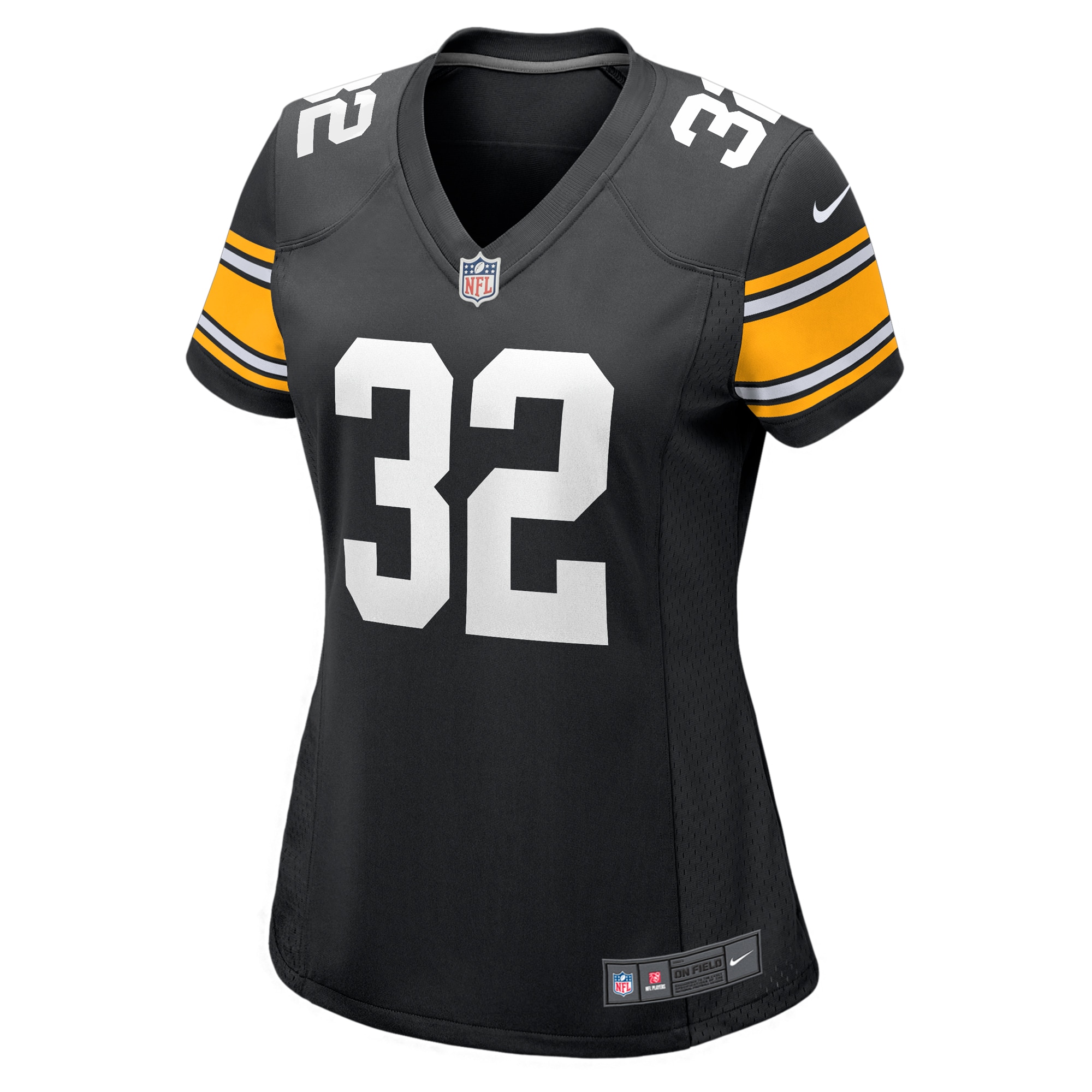 Pittsburgh Steelers Franco Harris Black Alternate Retired Player NFL Jersey Women's