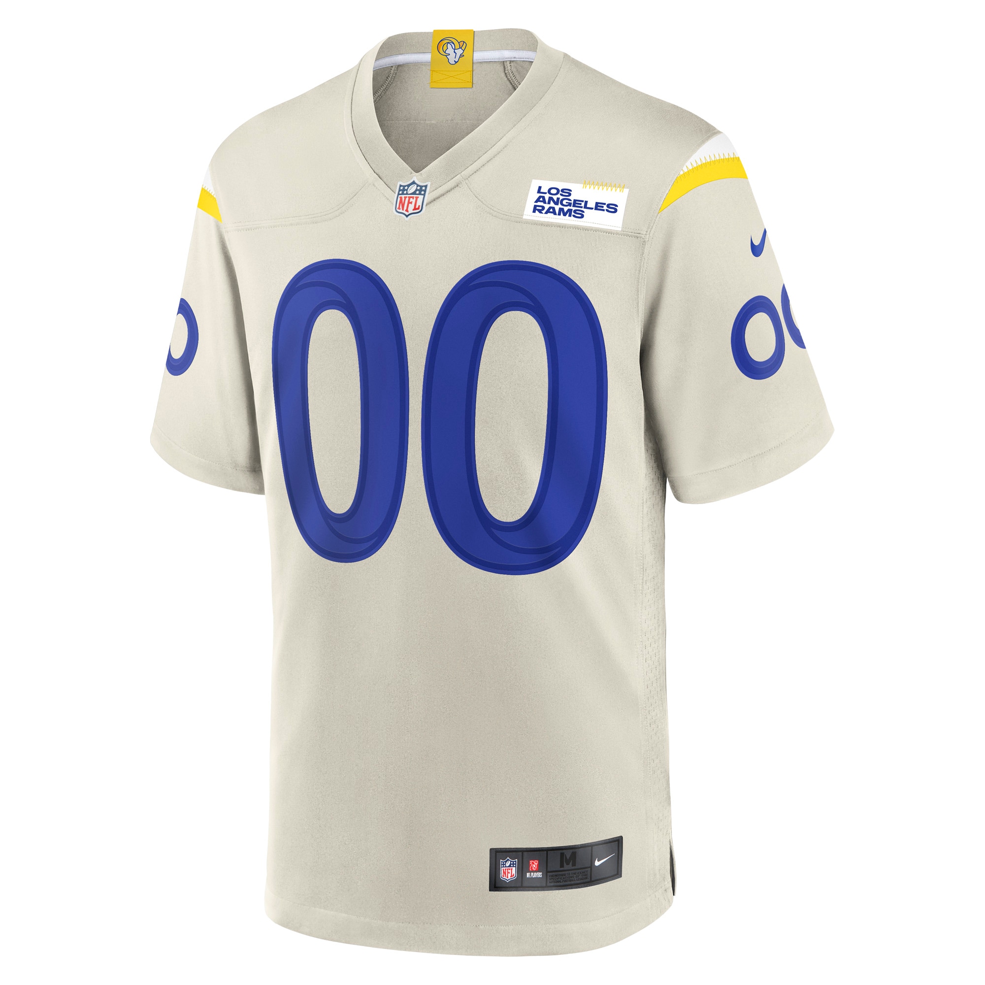 Los Angeles Rams Bone Custom Game NFL Jersey Men's